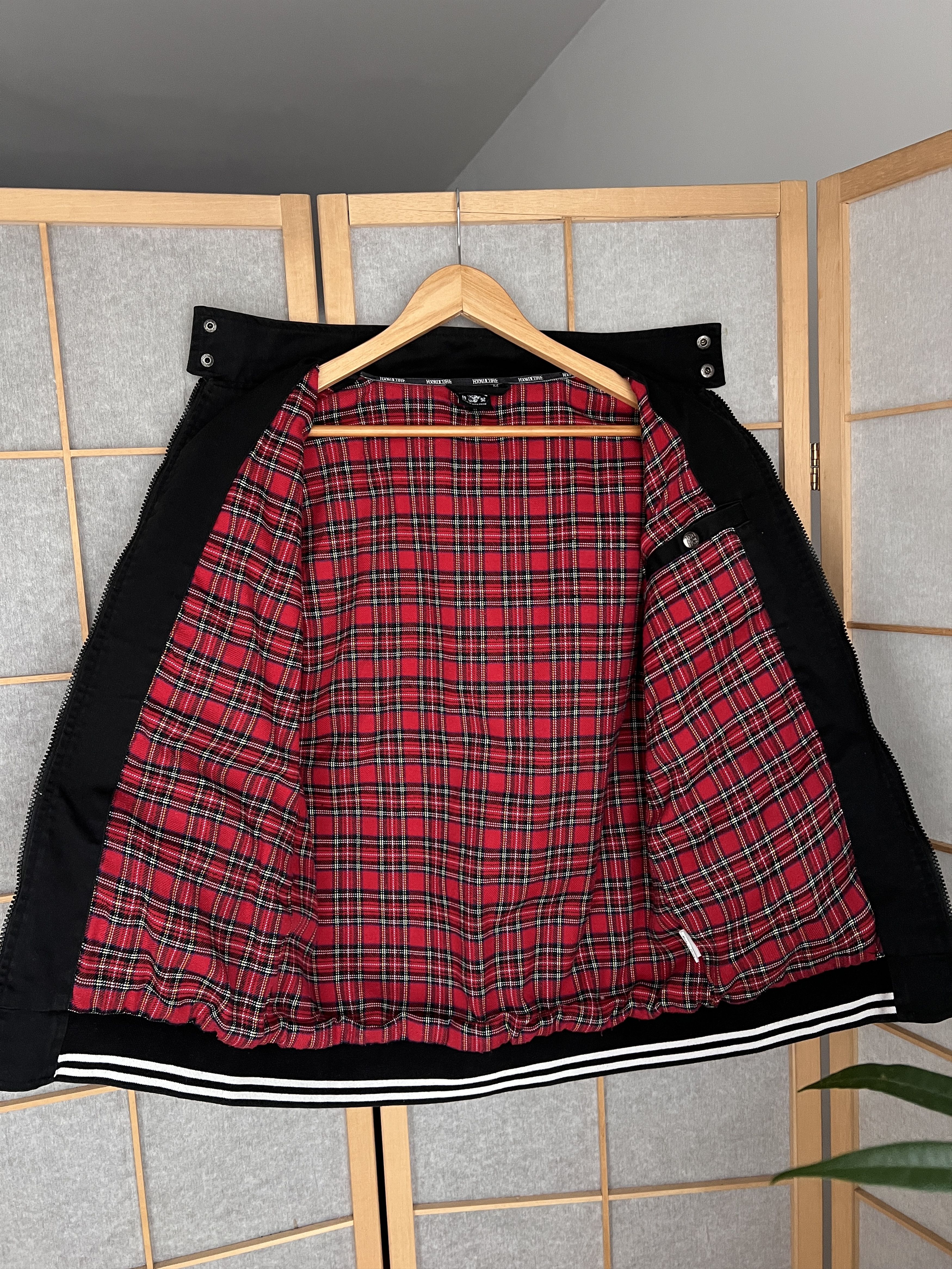 Thunderdome CRAZY Hardcore True VTG 00s bomber jacket plaid pitbull PUNK Size US M / EU 48-50 / 2 - 7 Thumbnail