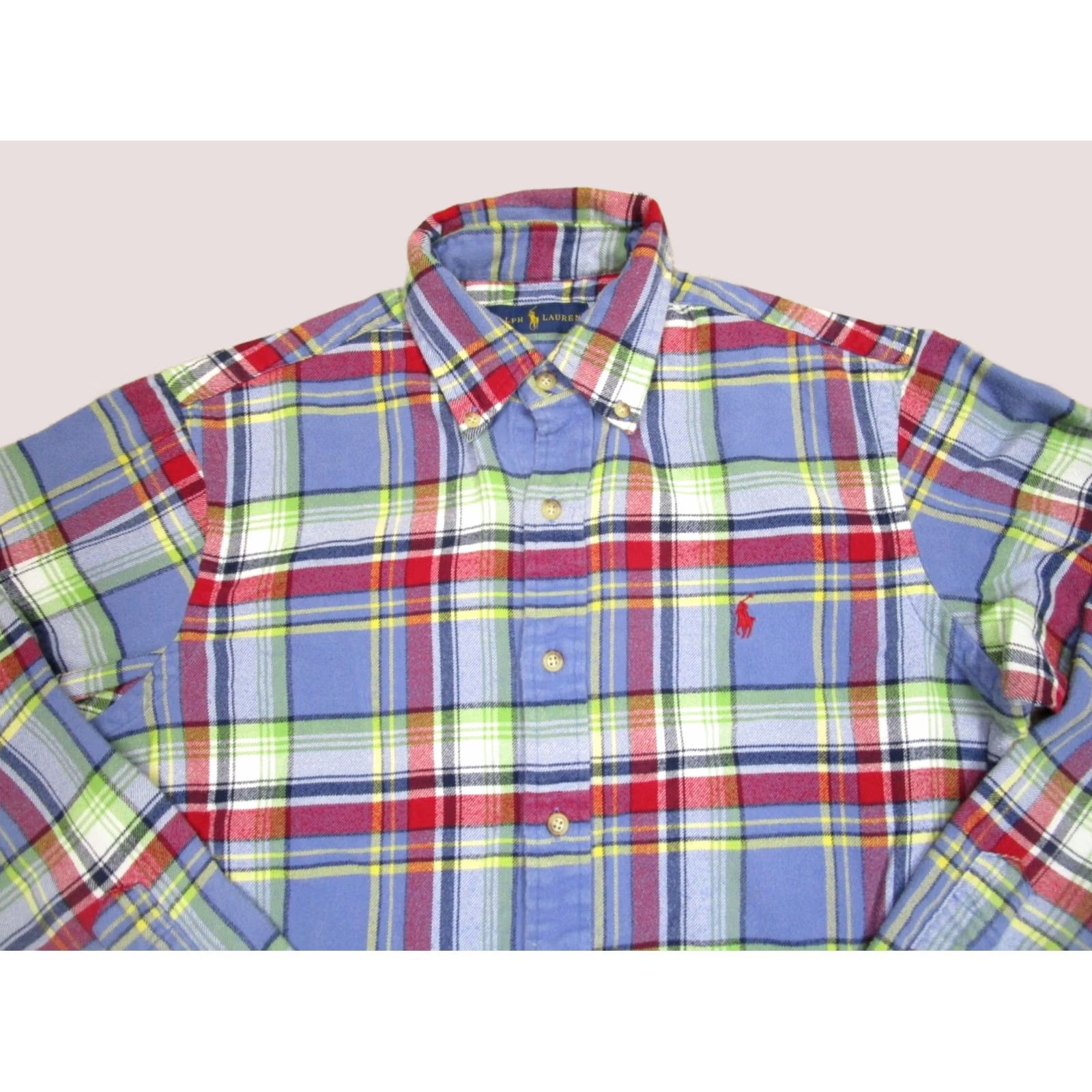 Ralph Lauren Ralph Lauren Shirt Men Small Plaid Flannel Button-Down Long Sleeve Multicolor Cotton Polo Pony Casual Shirt Size US S / EU 44-46 / 1 - 1 Thumbnail