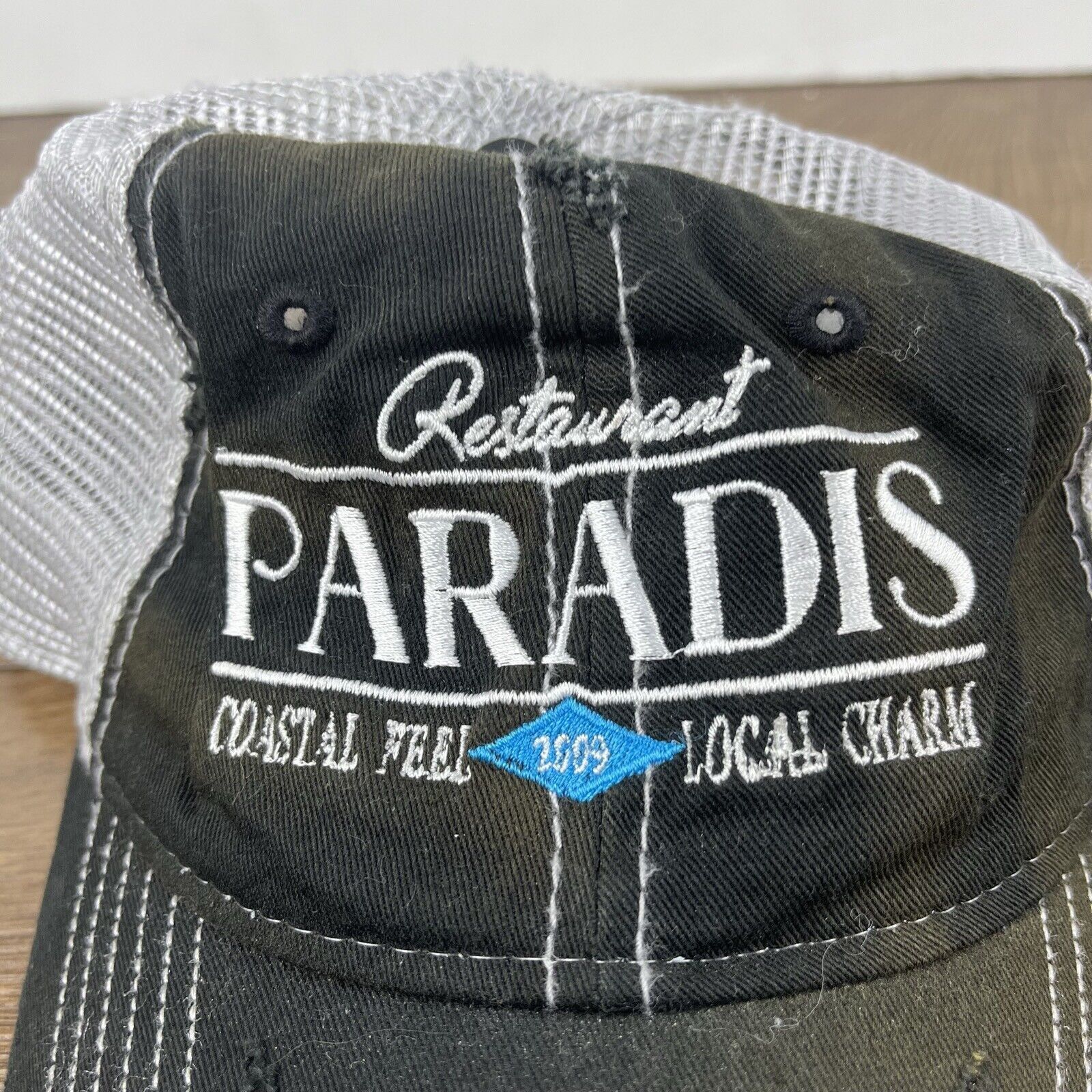Other Paradis Hat Restaurant Costal Hat Adjustable Hat Black Hat A Size ONE SIZE - 7 Thumbnail