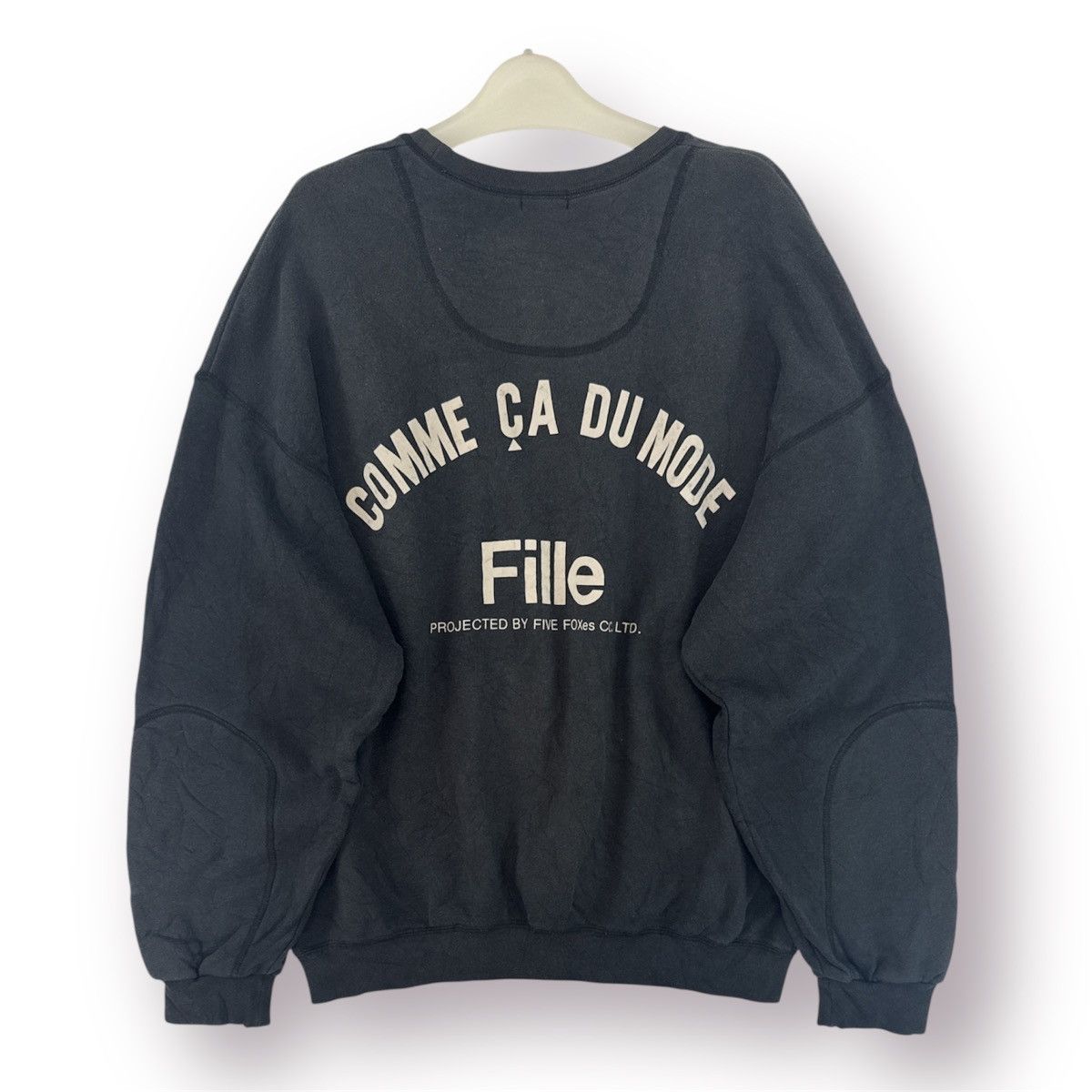 Comme Ca Ism 🔥 Comme Ca Du Mode Japan Faded Baggy Roundneck Sweatshirt -M Size US M / EU 48-50 / 2 - 1 Thumbnail
