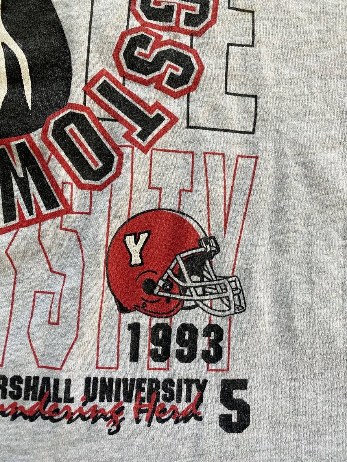 NCAA Vintage ‘93 90s Youngstown Football Champs Single Stitch Tee Size US XL / EU 56 / 4 - 11 Thumbnail