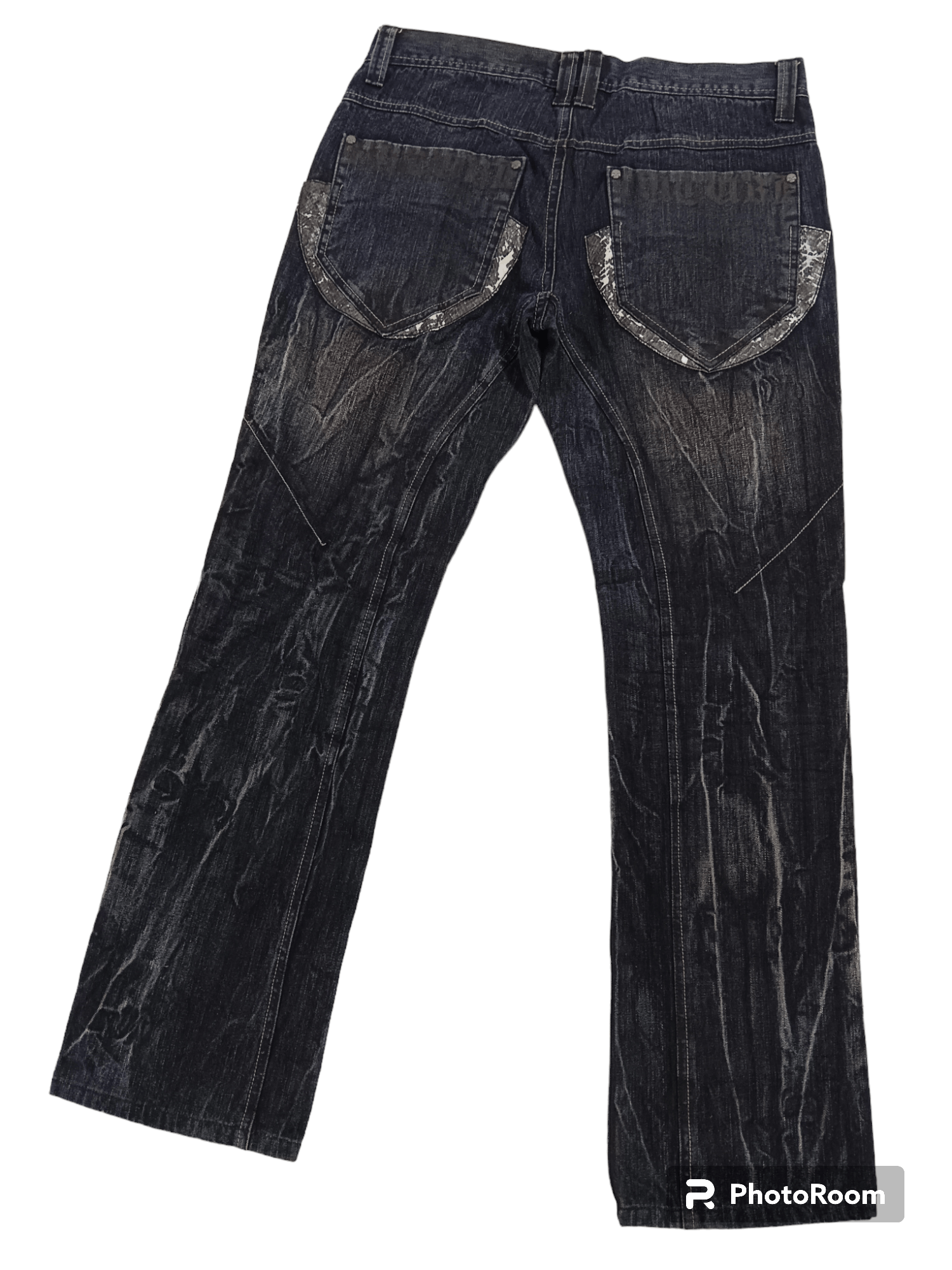 LOWBOX Rare💥 Lowbox Seditionaries Thunder Whiskers Jeans Size US 31 - 3 Thumbnail