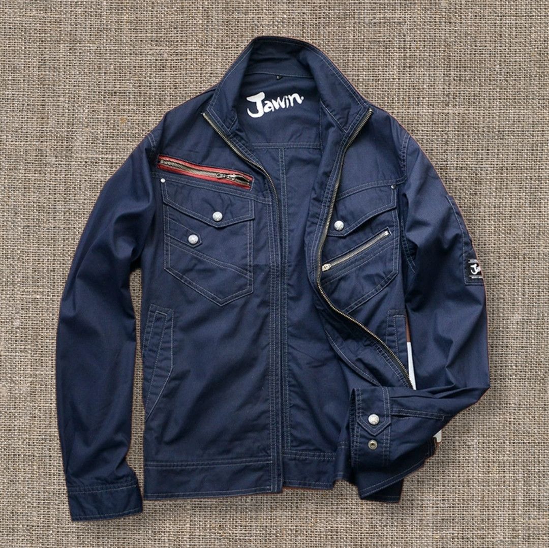 Japanese Brand × Vintage Japanese Brand Navy Blue Light Jaket Size US L / EU 52-54 / 3 - 1 Thumbnail