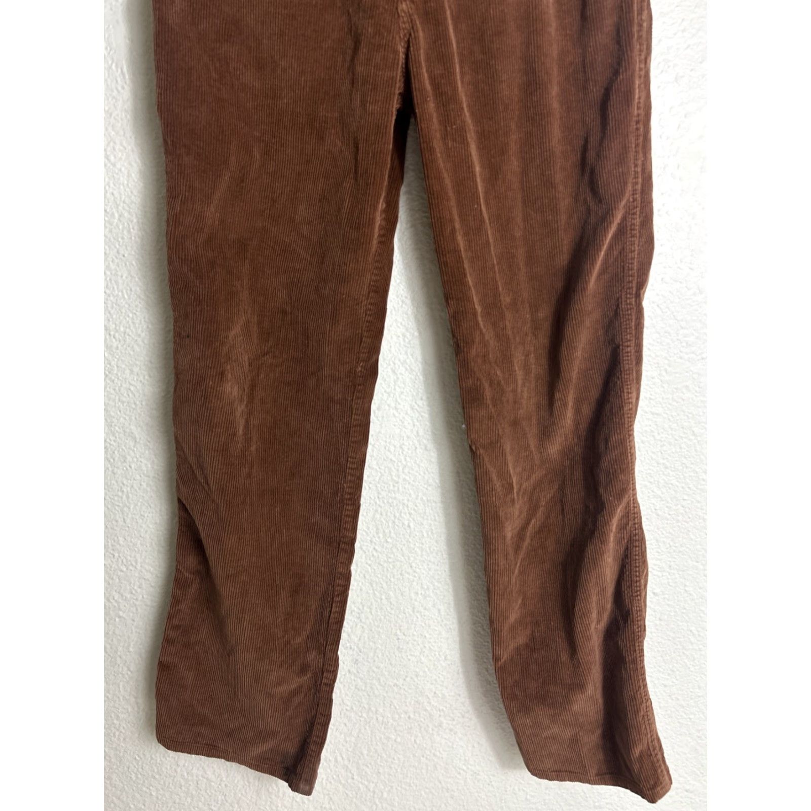Sears VINTAGE Sears Women’s Pants Brown Corduroy 14 Zipper Broken 30x30 Size 36" / US 14 / IT 50 - 2 Thumbnail