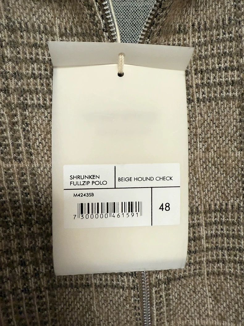 Our Legacy Our Legacy size48 Apricot checkered zipper coat Size US M / EU 48-50 / 2 - 5 Thumbnail