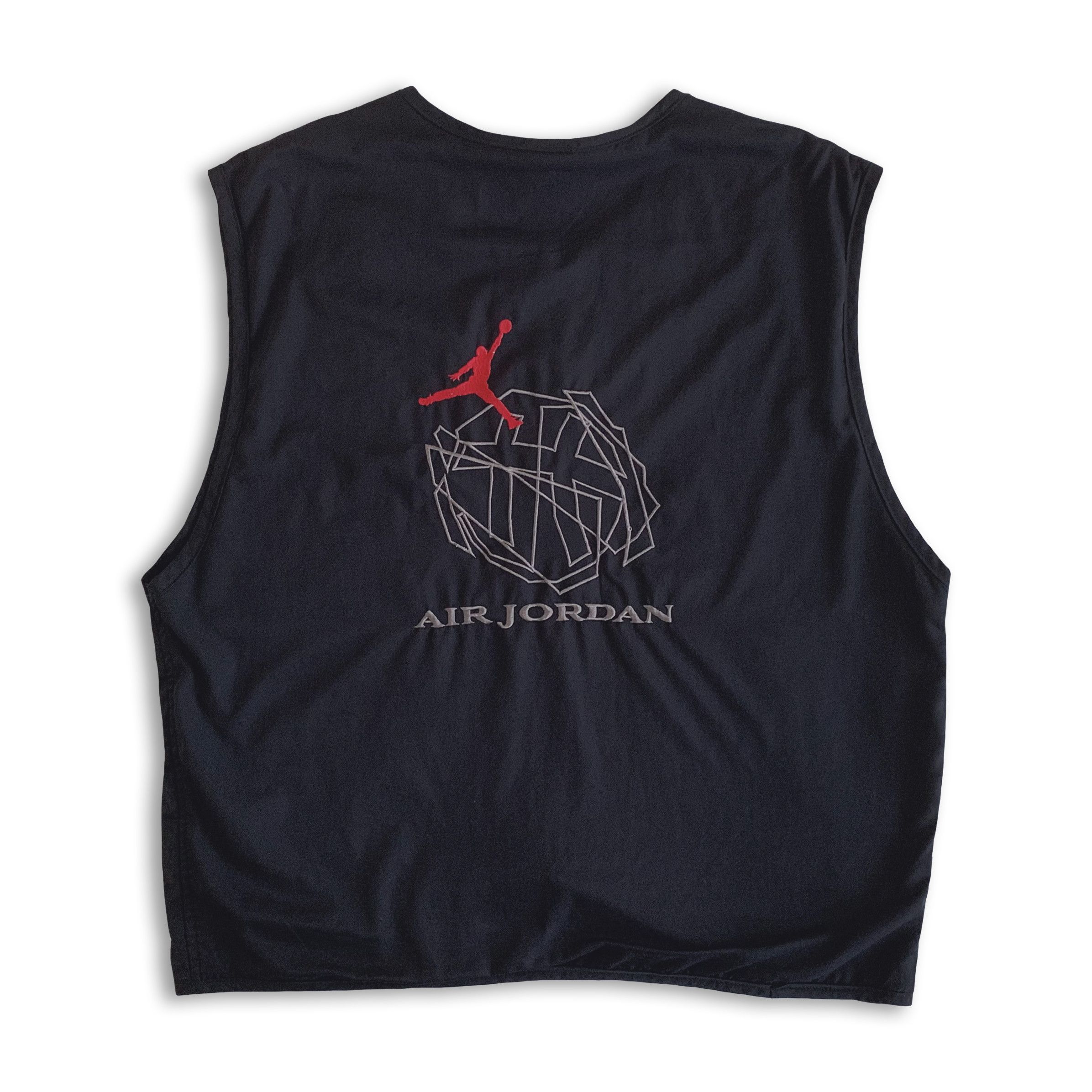 Jordan Brand Vintage 90s NIKE Air Jordan Vest Windbreaker Jumpman Rare Size US M / EU 48-50 / 2 - 3 Thumbnail