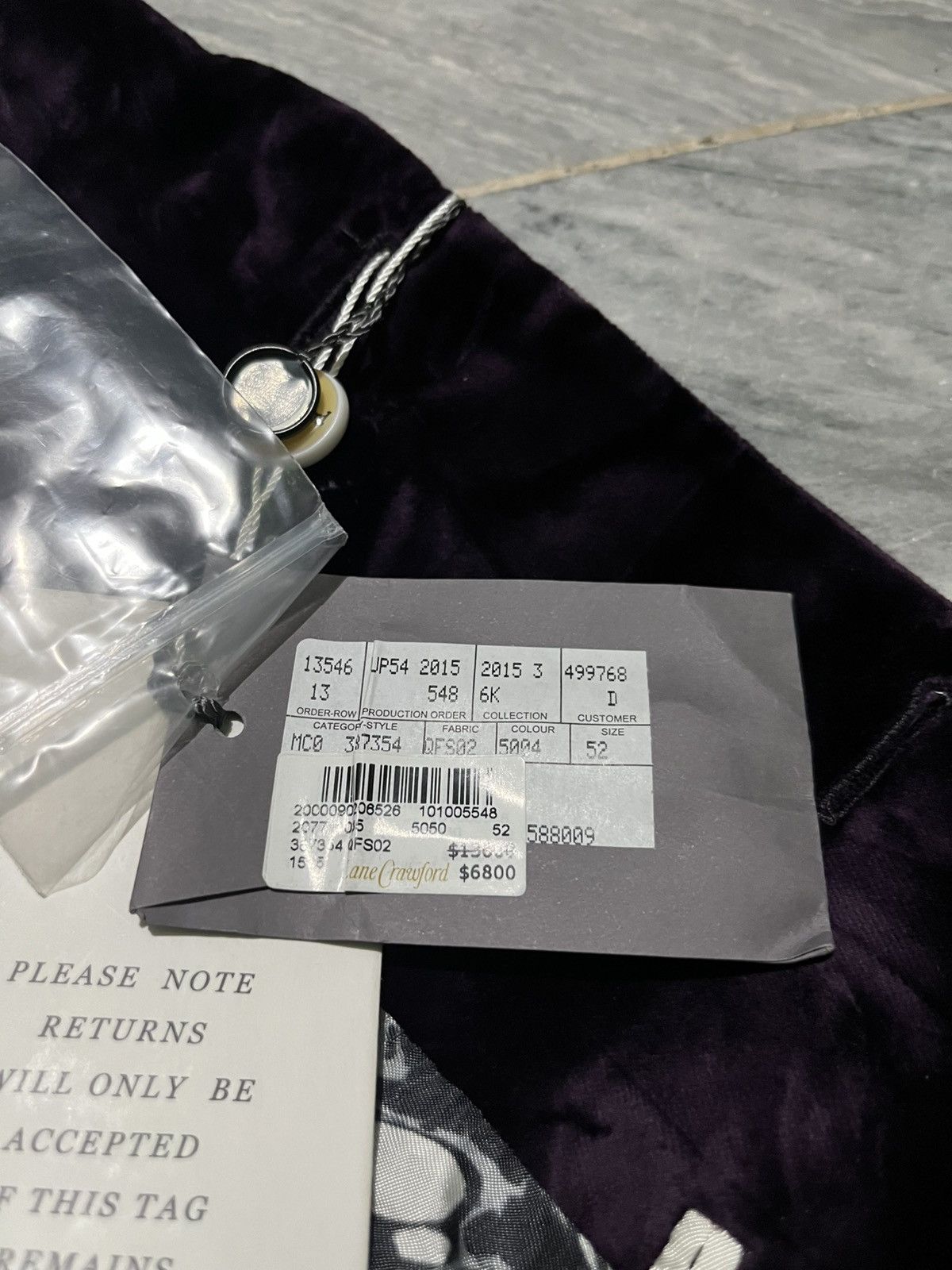 Alexander McQueen Brand New Alexander McQueen Velvet Blazer Size 52R - 8 Thumbnail