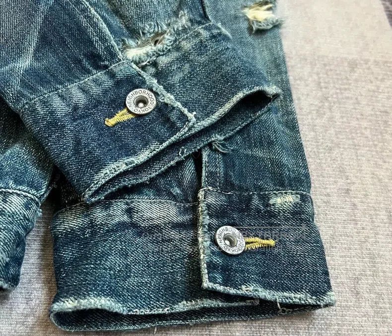 Neighborhood Neighborhood Pocket water-washed denim jacket Size US XL / EU 56 / 4 - 7 Thumbnail
