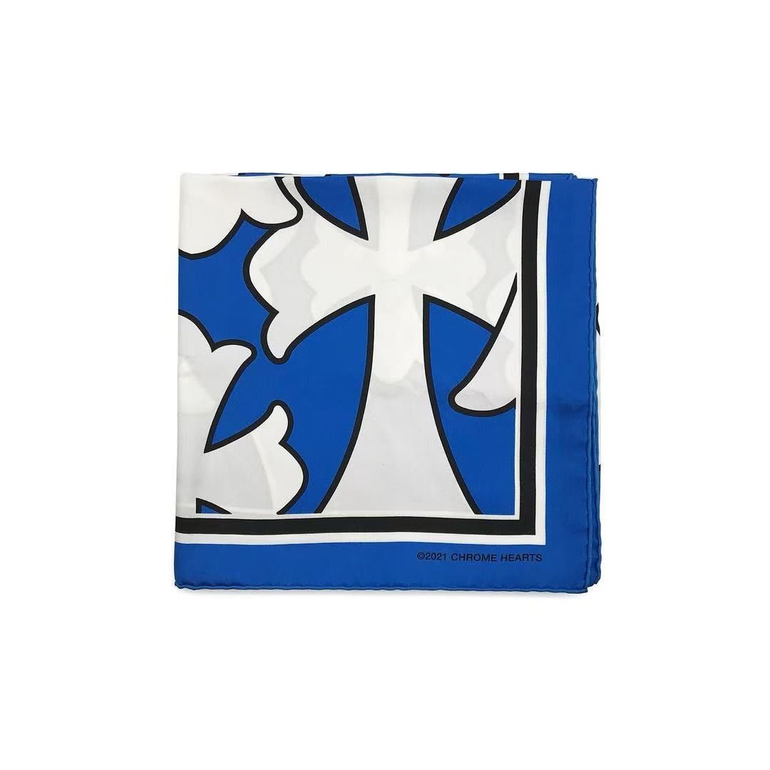 Chrome Hearts Chrome Hearts Cross Logo Silk Scarf Size ONE SIZE - 3 Thumbnail