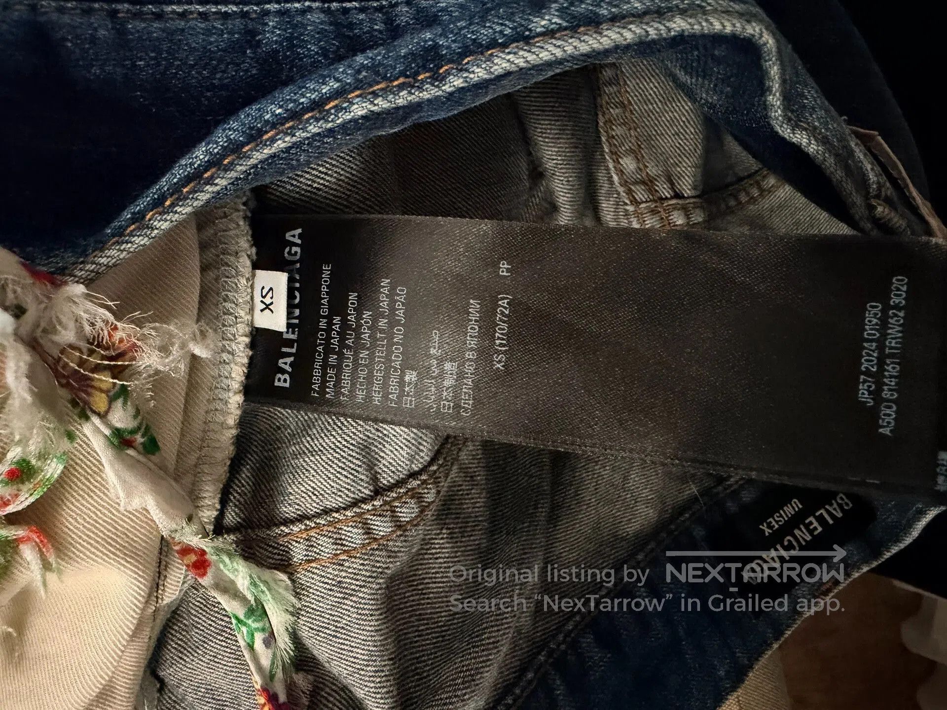 Balenciaga balenciaga george v baggy denim pants. Size US 34 / EU 50 - 3 Thumbnail