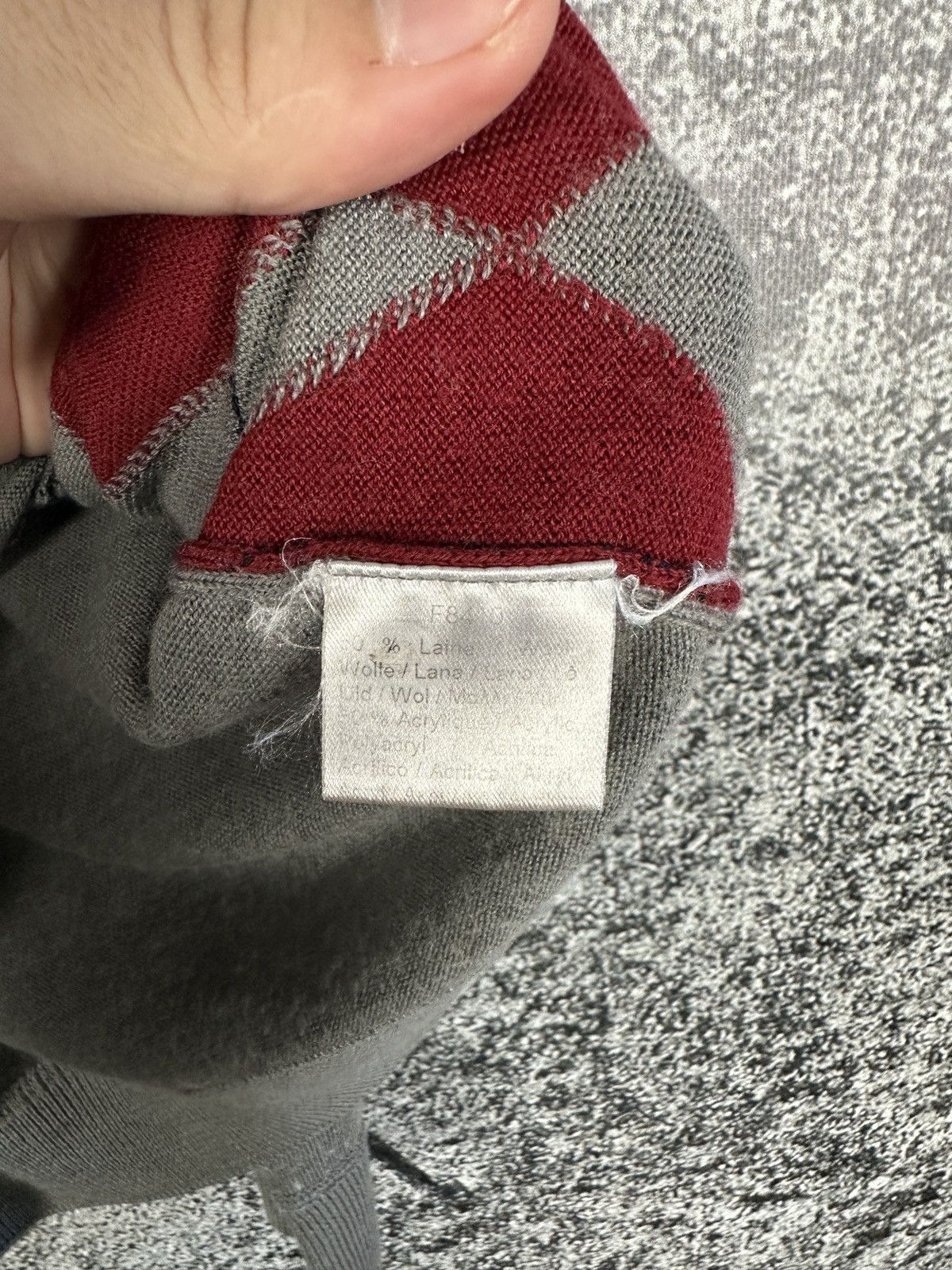 Lacoste Men’s Lacoste Sport V-Neck Wool Sweater Pullover Size 5 Size US L / EU 52-54 / 3 - 9 Thumbnail