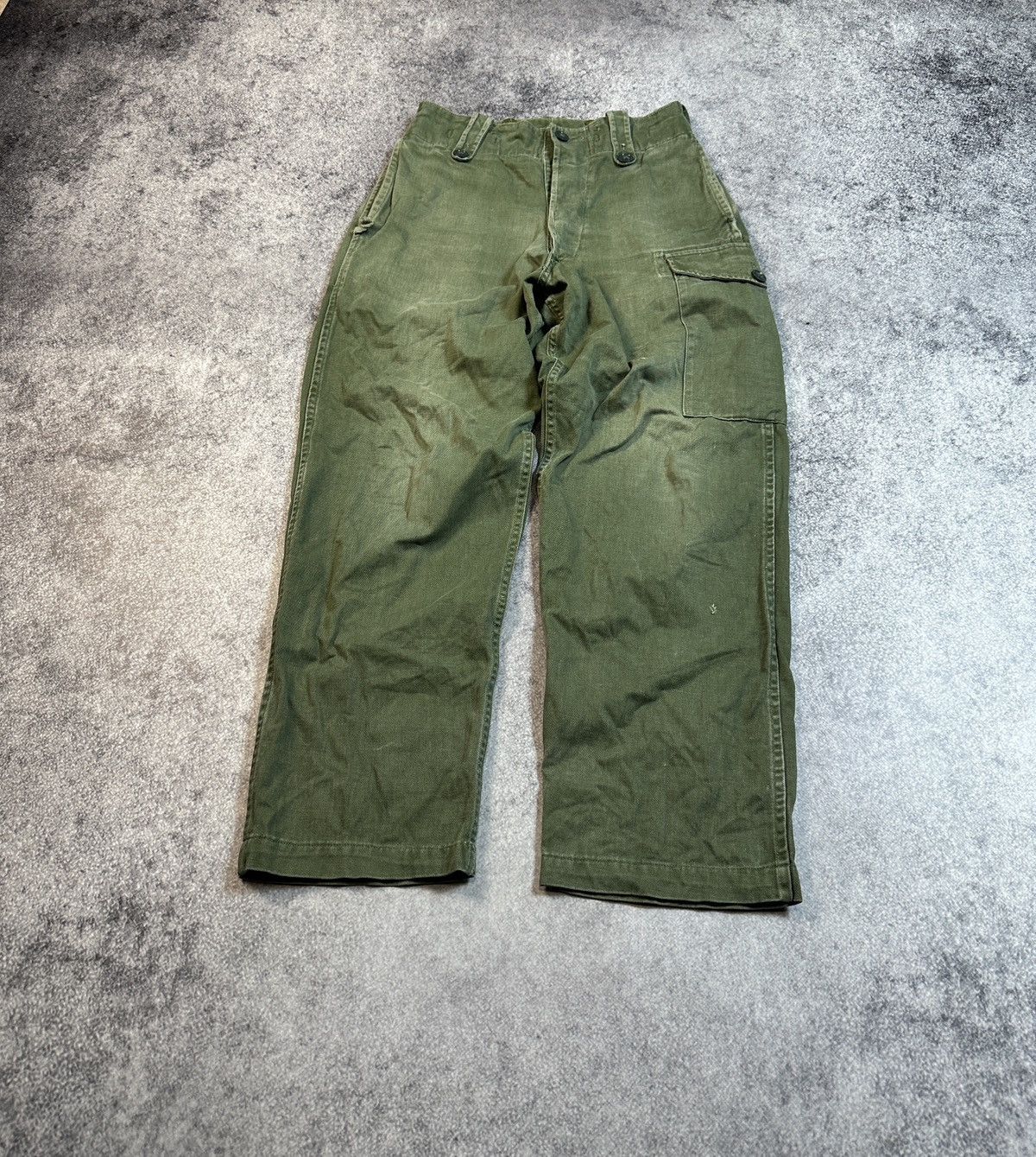 Vintage Vintage Military Baggy Pants Khaki Streetwear Style Rare 90s Size US 30 / EU 46 - 1 Thumbnail
