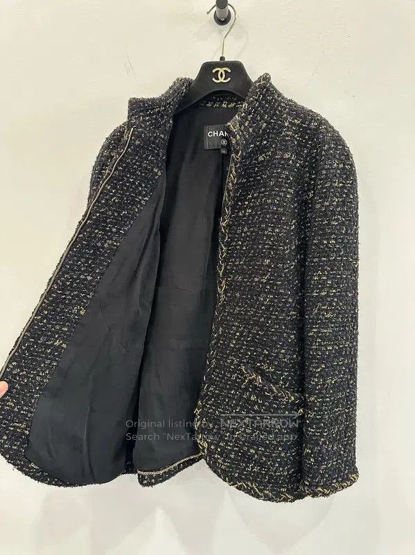 Chanel Chanel Black Wool Oversized Coat . Size XL / US 12-14 / IT 48-50 - 3 Thumbnail