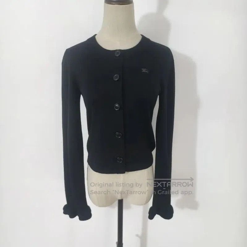Burberry Burberry Black Wool Long Sleeve Cardigan. Size M / US 6-8 / IT 42-44 - 1 Thumbnail