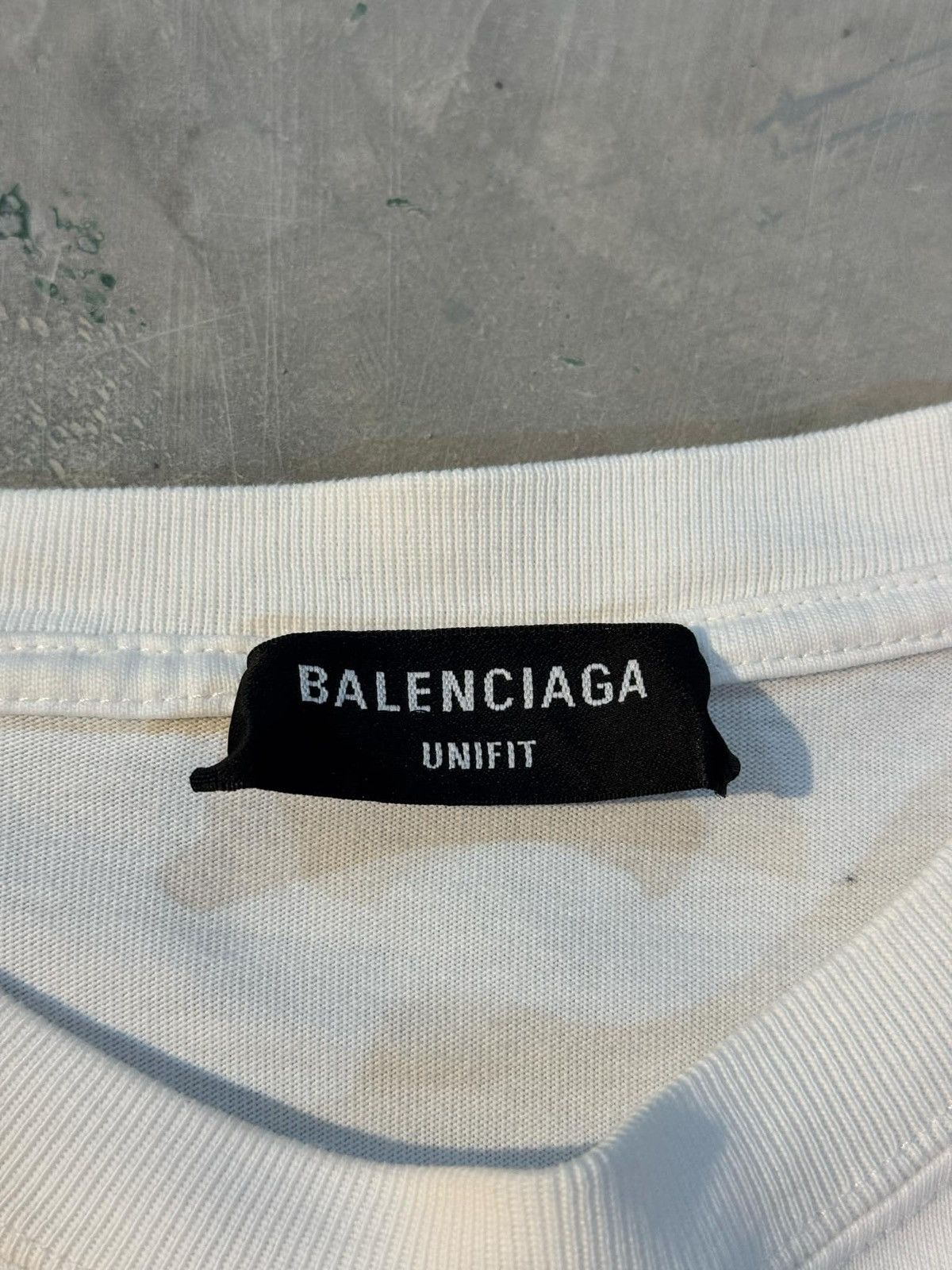 Balenciaga Balenciaga Scissors Logo white tee Size US XS / EU 42 / 0 - 7 Thumbnail