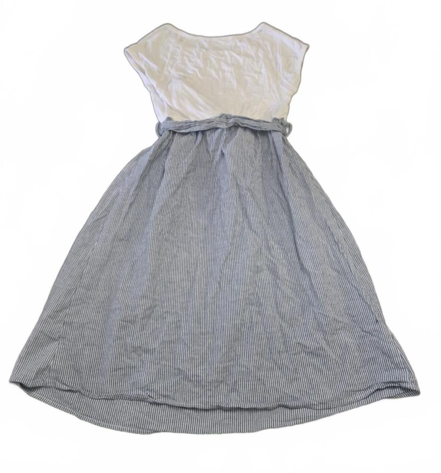 Other Maternal America Casual Maternity Dress Blue White Striped Size S / US 4 / IT 40 - 3 Thumbnail