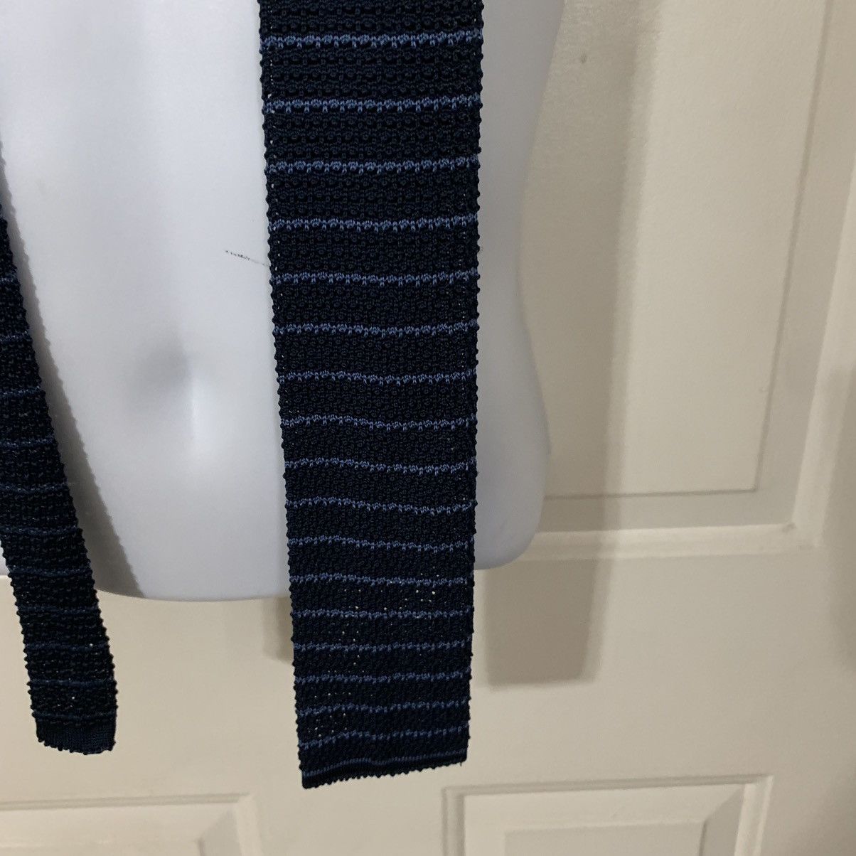 Vintage Venanzi all Silk Striped Sock tie Size ONE SIZE - 3 Thumbnail
