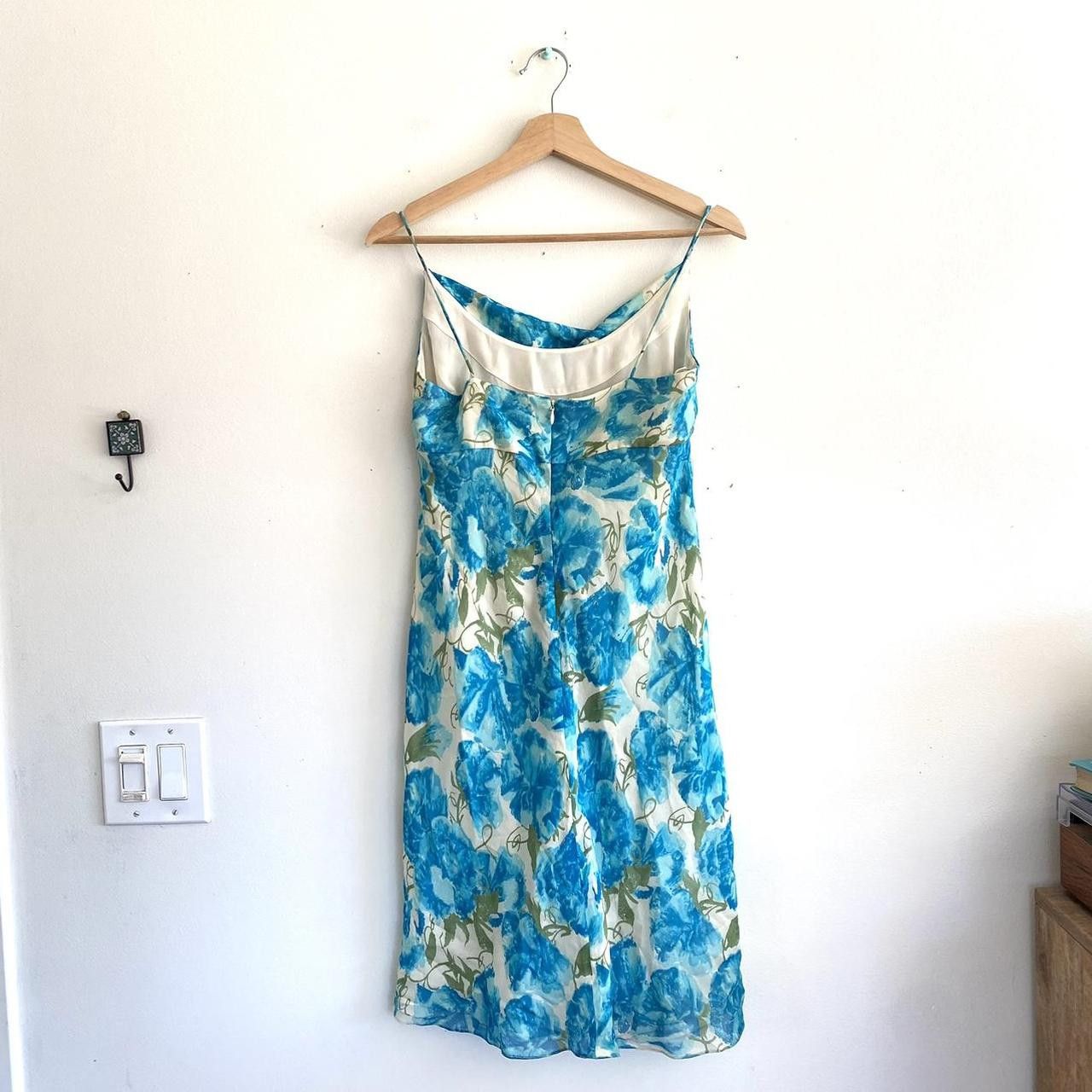 Ann Taylor ANN TAYLOR PETITES BLUE FLORAL Y2K DRESS NWT SIZE 2 Size XS / US 0-2 / IT 36-38 - 6 Thumbnail