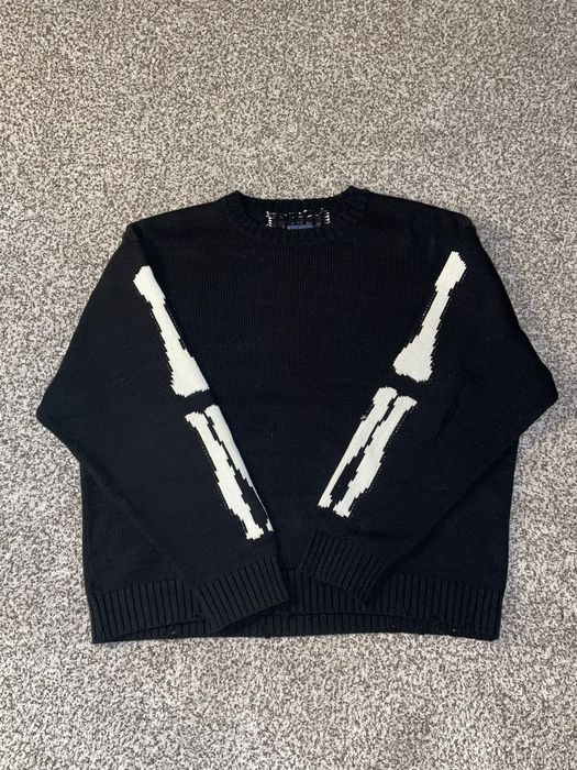 Kapital Kapital Bone Knit Sweater Grailed