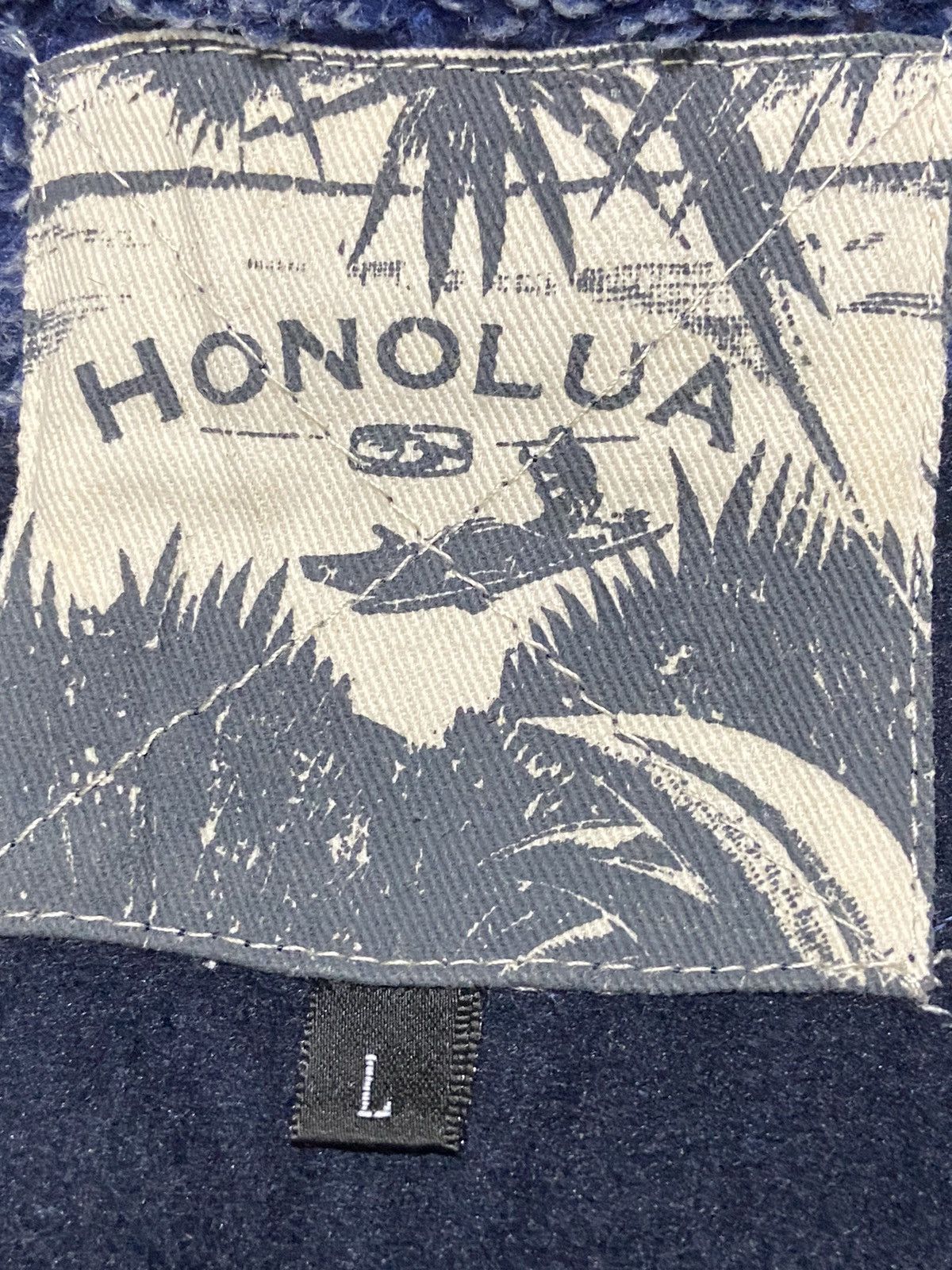 Japanese Brand Honolua Surf Co. Deep Pile Hoodie Fleece Jacket Size US L / EU 52-54 / 3 - 6 Thumbnail