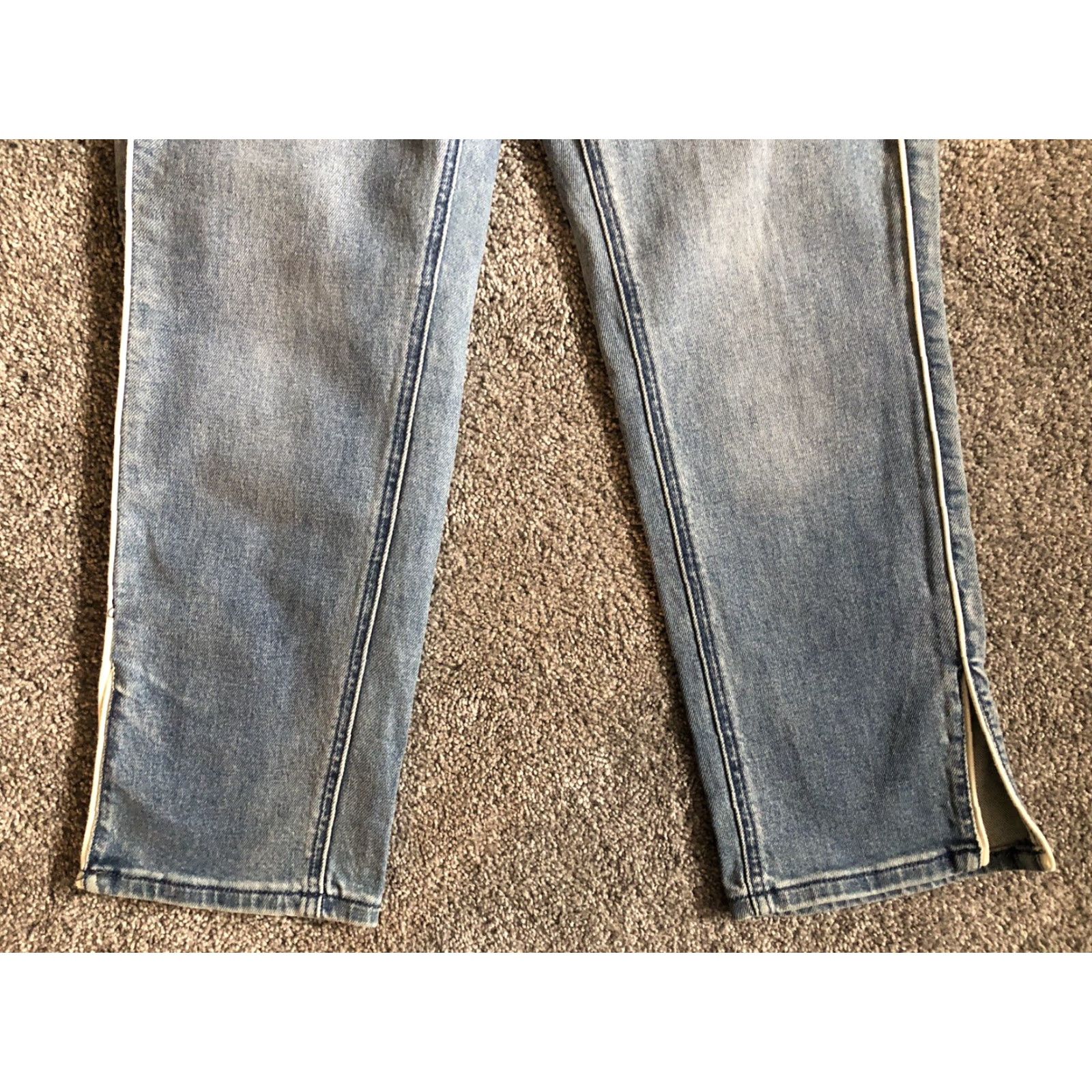 Vintage VINTAGE Rock & Roll Denim Jeans 90s Women’s Straight Cropped High Rise Blue 26x25 Pockets Size 26" / US 2 / IT 38 - 5 Thumbnail