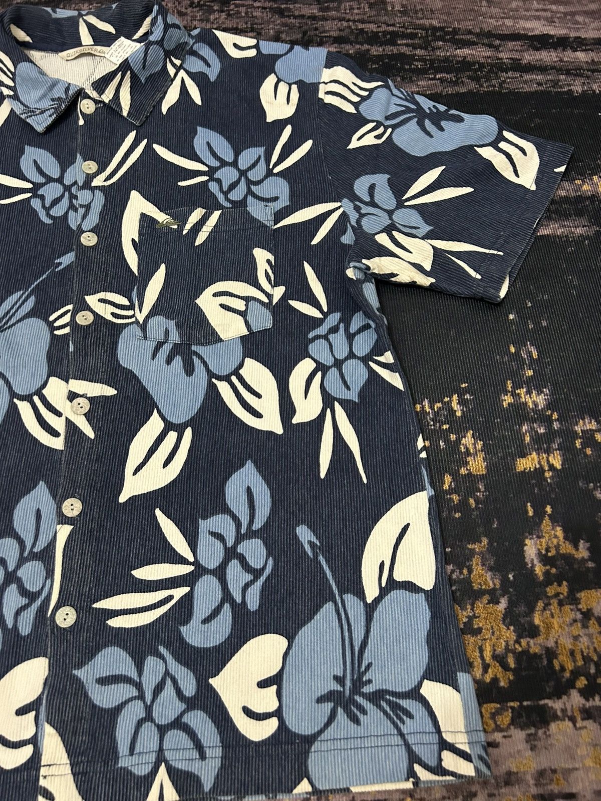Quicksilver Vintage Quiksilver Hawaiian Button Shirt Size US M / EU 48-50 / 2 - 2 Thumbnail