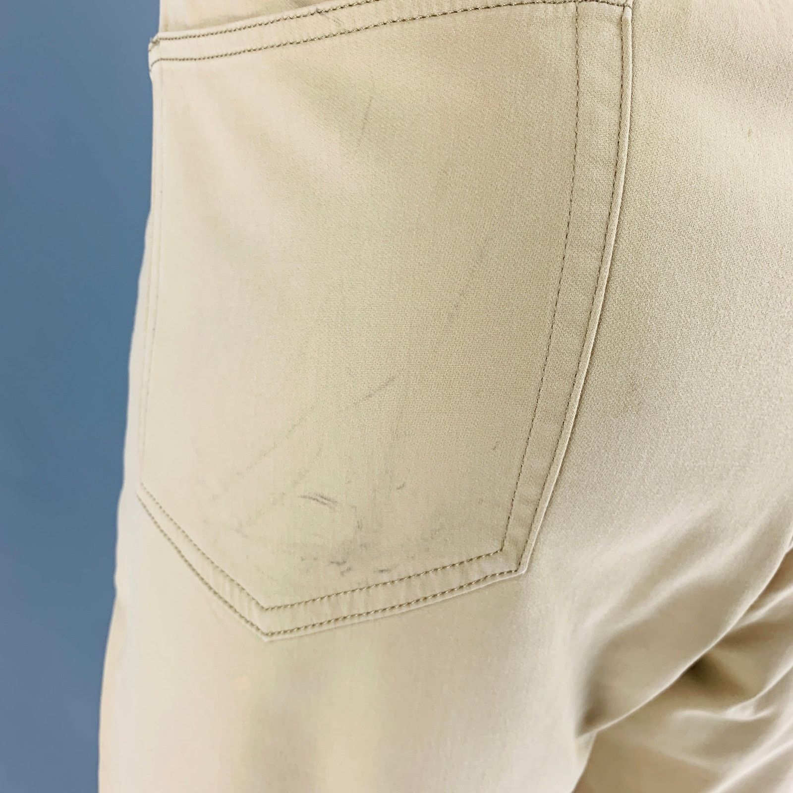 Polo Ralph Lauren Size 38 Beige Cotton Blend 5 Pockets Casual Pants Size US 38 / EU 54 - 4 Thumbnail