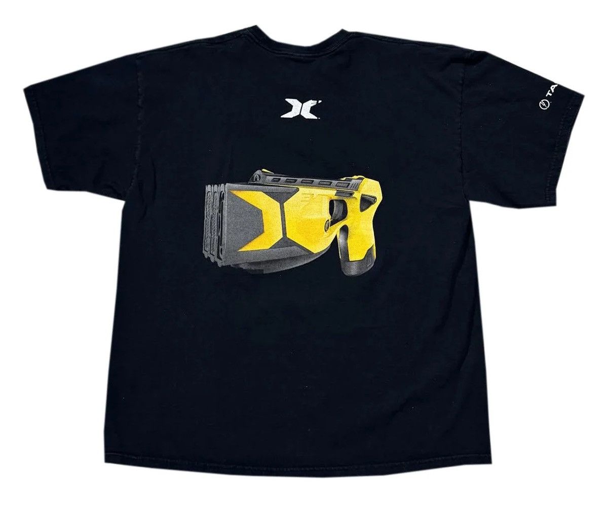 Vintage Taser Black T Shirt (Size XL) Size US XL / EU 56 / 4 - 1 Thumbnail