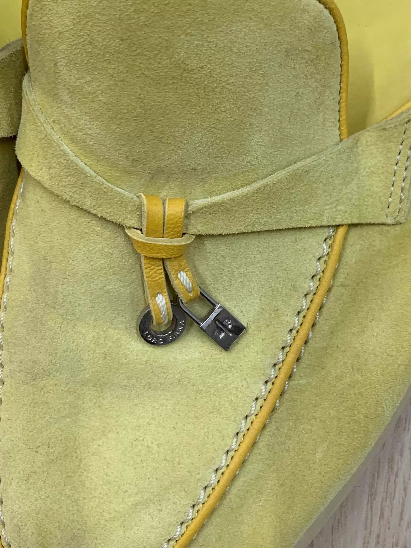 Loro Piana Loro Piana Yellow Suede Mule 39 Mint Size US 8.5 / IT 38.5 - 2 Thumbnail