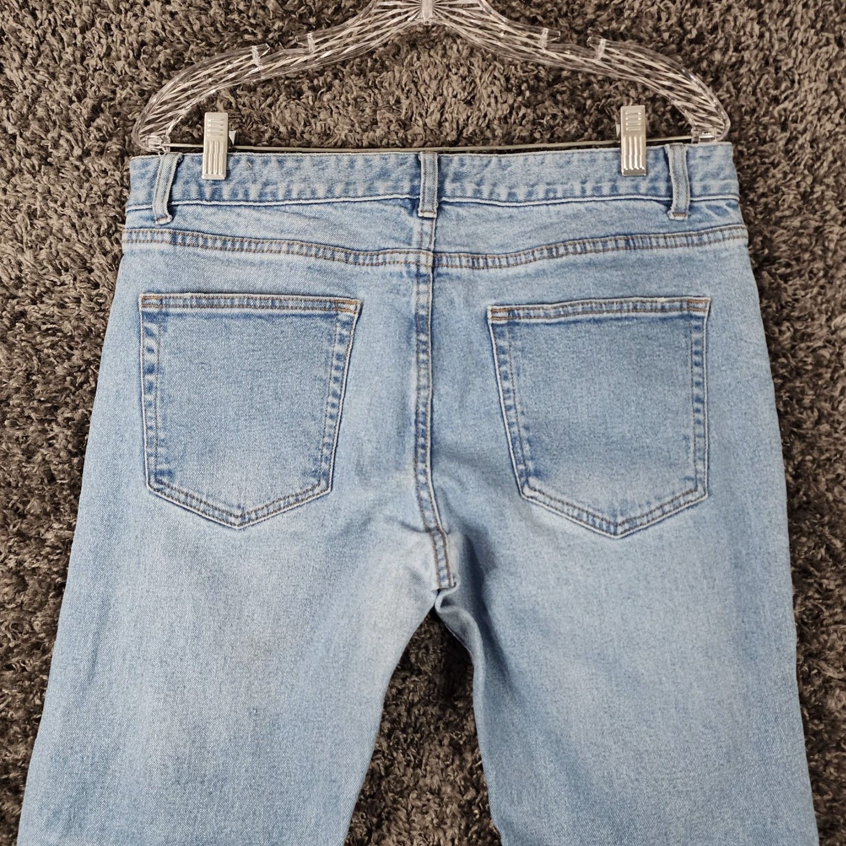 Forever 21 FOREVER 21 Jeans Men Distressed Skinny Fit Blue Size 34x32 Regular Size US 34 / EU 50 - 7 Thumbnail