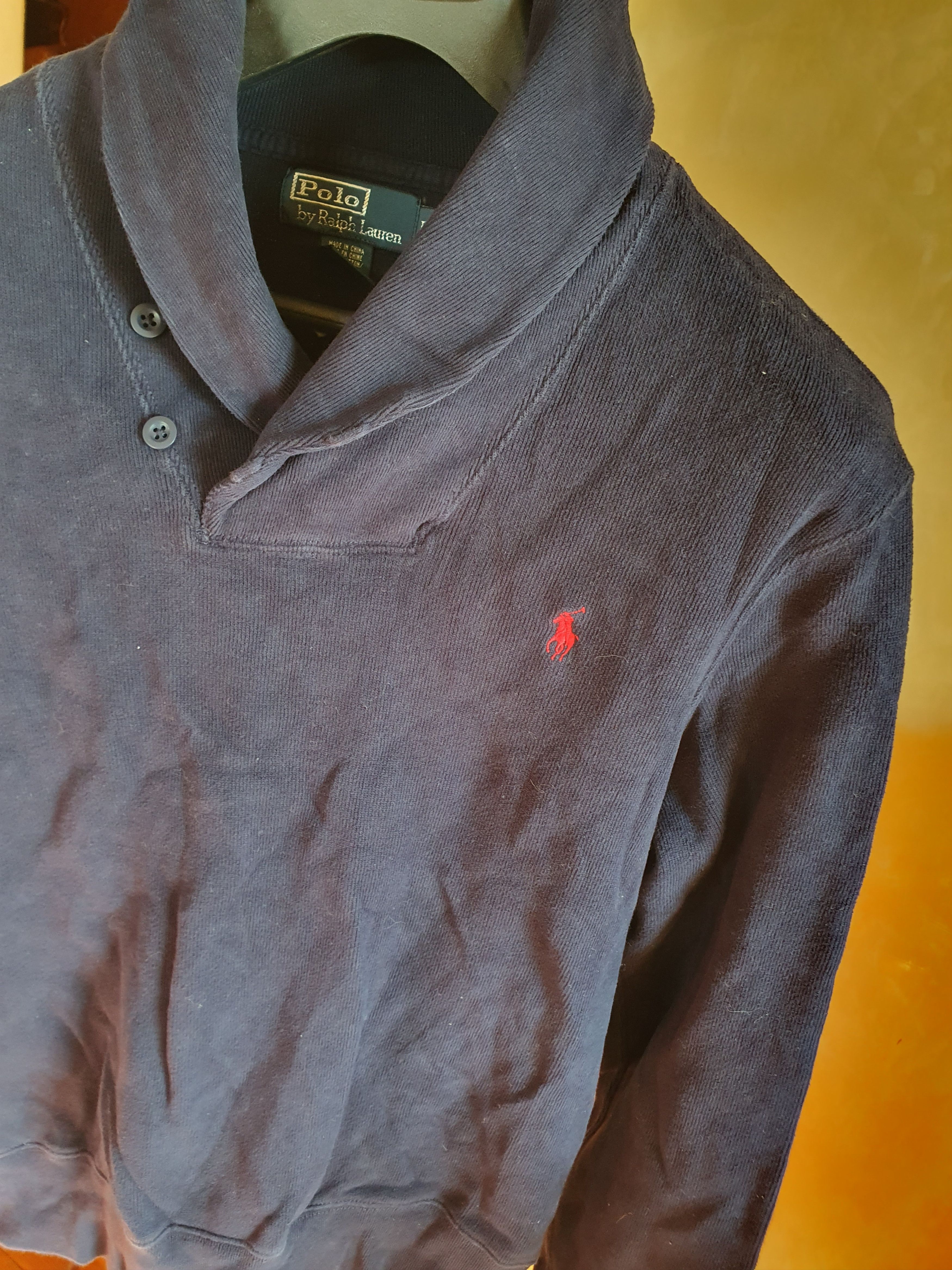 Polo Ralph Lauren Polo Ralph Lauren Shawl Neck Collar Sweater sz L Size US L / EU 52-54 / 3 - 4 Thumbnail