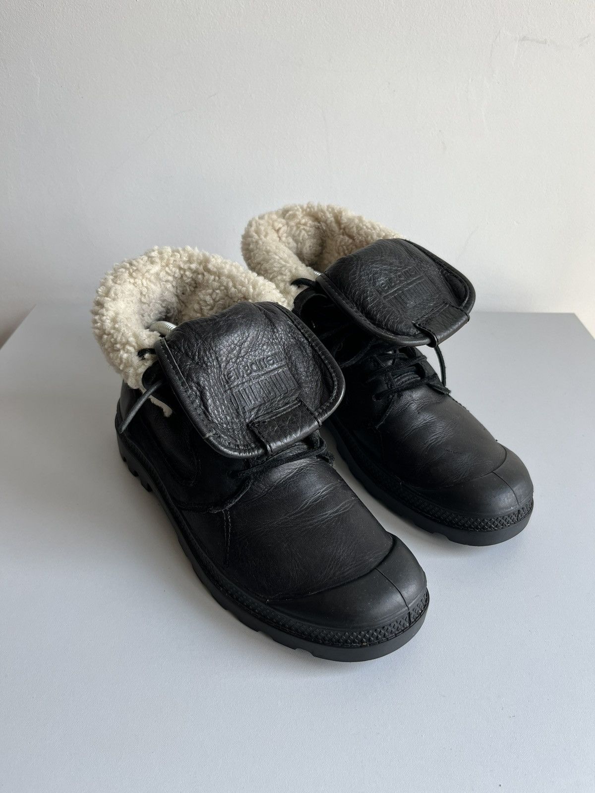 Neil Barrett Neil Barrett x Palladium AW11 shearling leather combat boots Size US 8 / EU 41 - 11 Thumbnail
