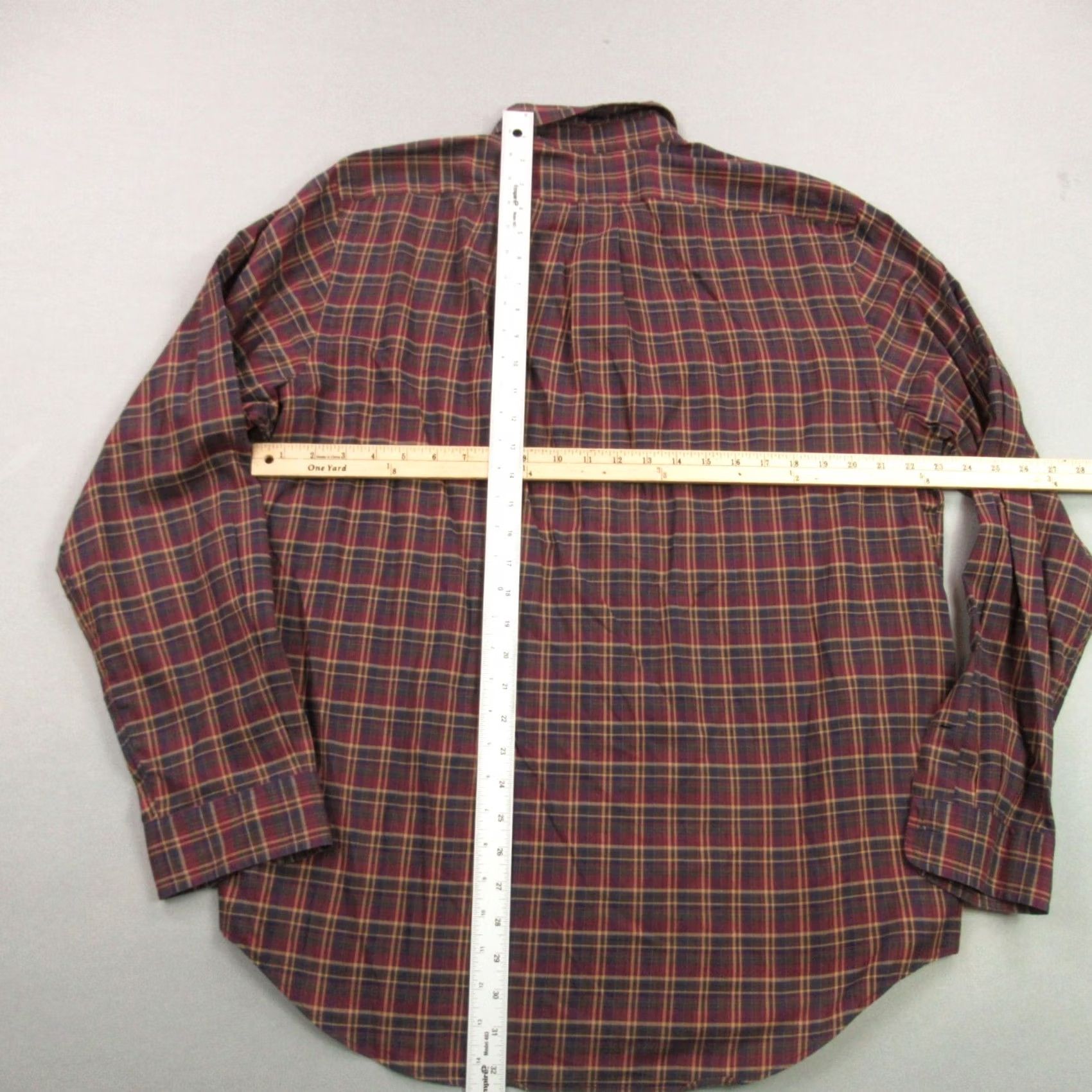 Polo Ralph Lauren Ralph Lauren Shirt Large Cotton Plaid Pony Long Sleeve Button Up Mens Size US L / EU 52-54 / 3 - 6 Thumbnail