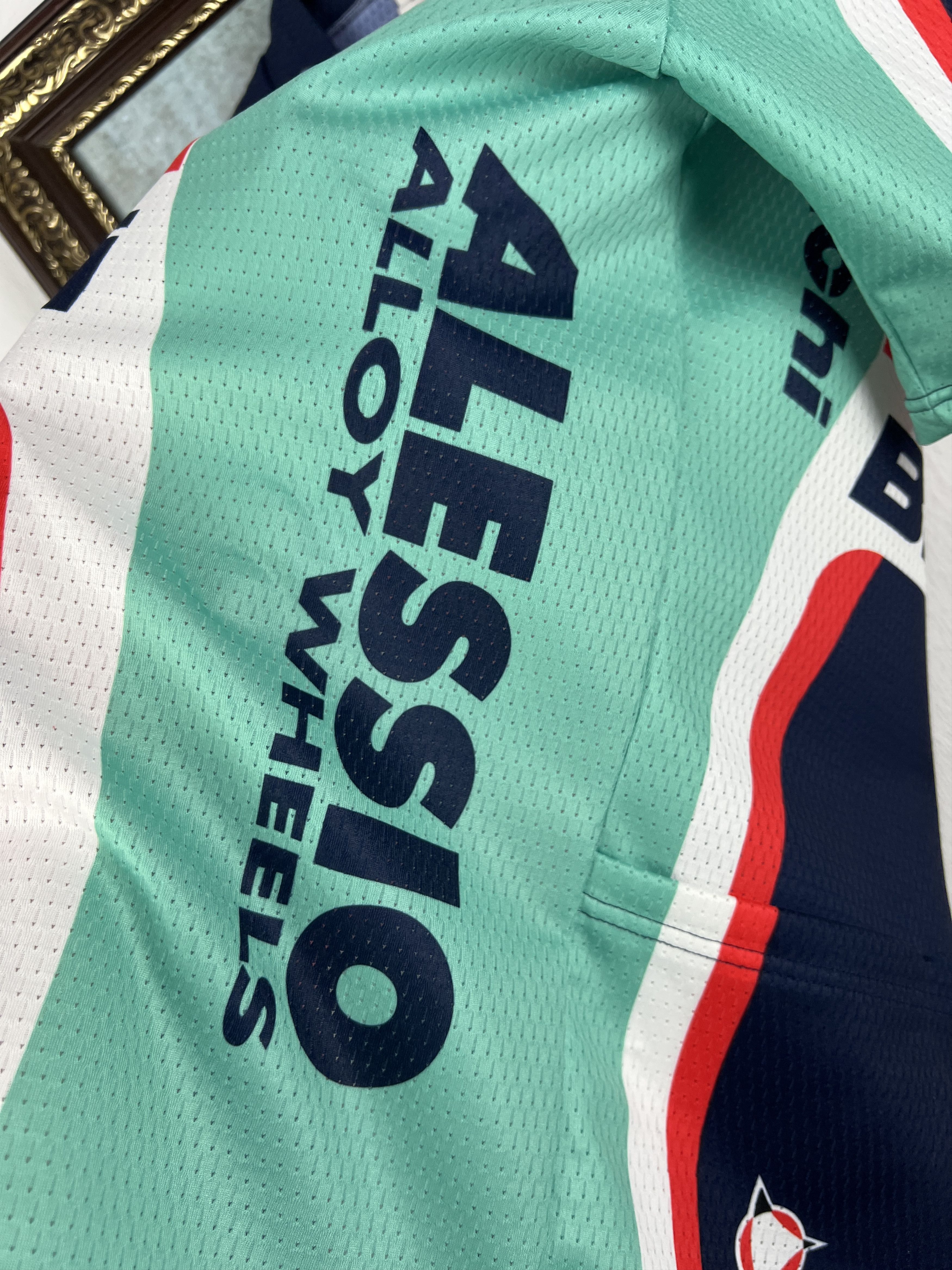 Vintage Nalini Bianchi & Alessio Cycling Jersey Sport Shirt Trikot Size US M / EU 48-50 / 2 - 6 Thumbnail