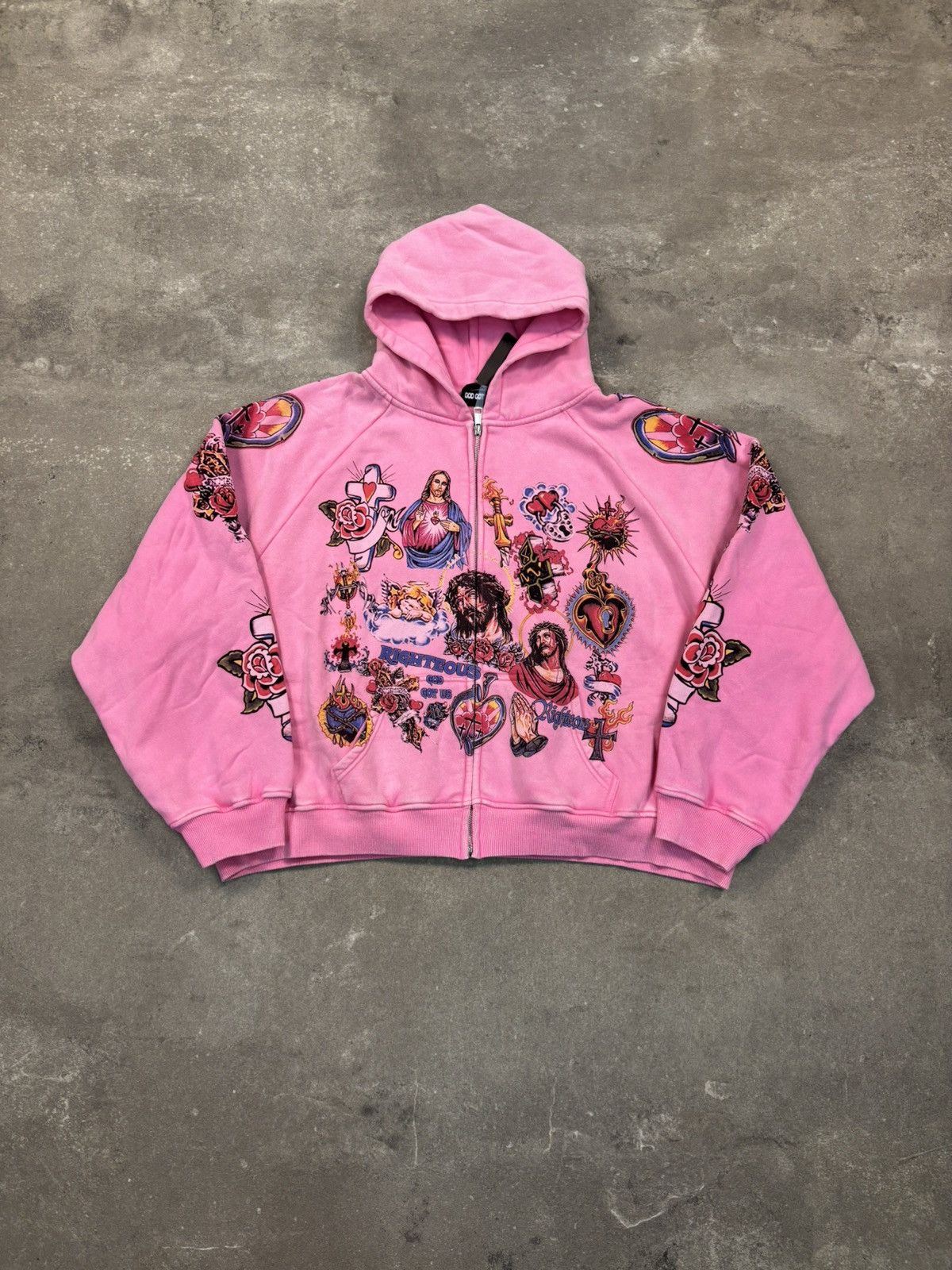 Other Righteous Risen King Zip Up Hoodie, Black Size US M / EU 48-50 / 2 - 1 Thumbnail