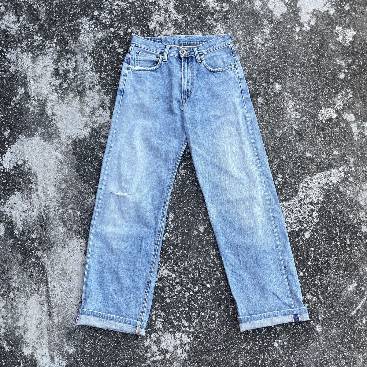 Edwin Vintage Edwin Distressed Slevedge Redline Denim Jeans Size US 28 / EU 44 - 1 Thumbnail