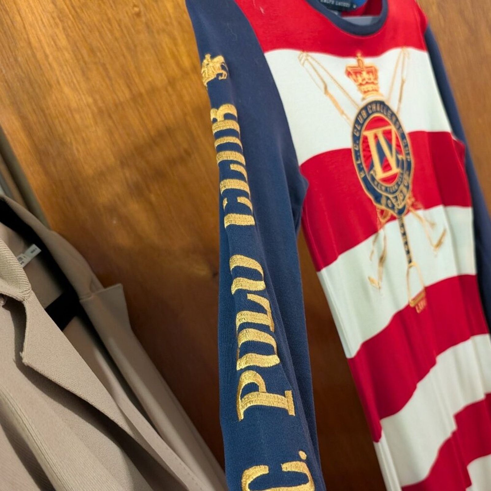 Ralph Lauren Vintage RALPH LAUREN Polo Club Striped Dress MEDIUM Size M / US 6-8 / IT 42-44 - 3 Thumbnail