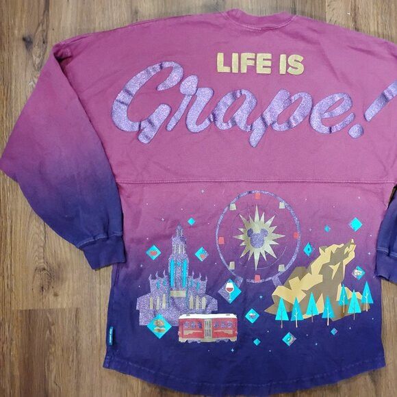 Disney Disney Spirit Jersey Life Is Grape Food Wine Festival Shirt Size US S / EU 44-46 / 1 - 5 Thumbnail