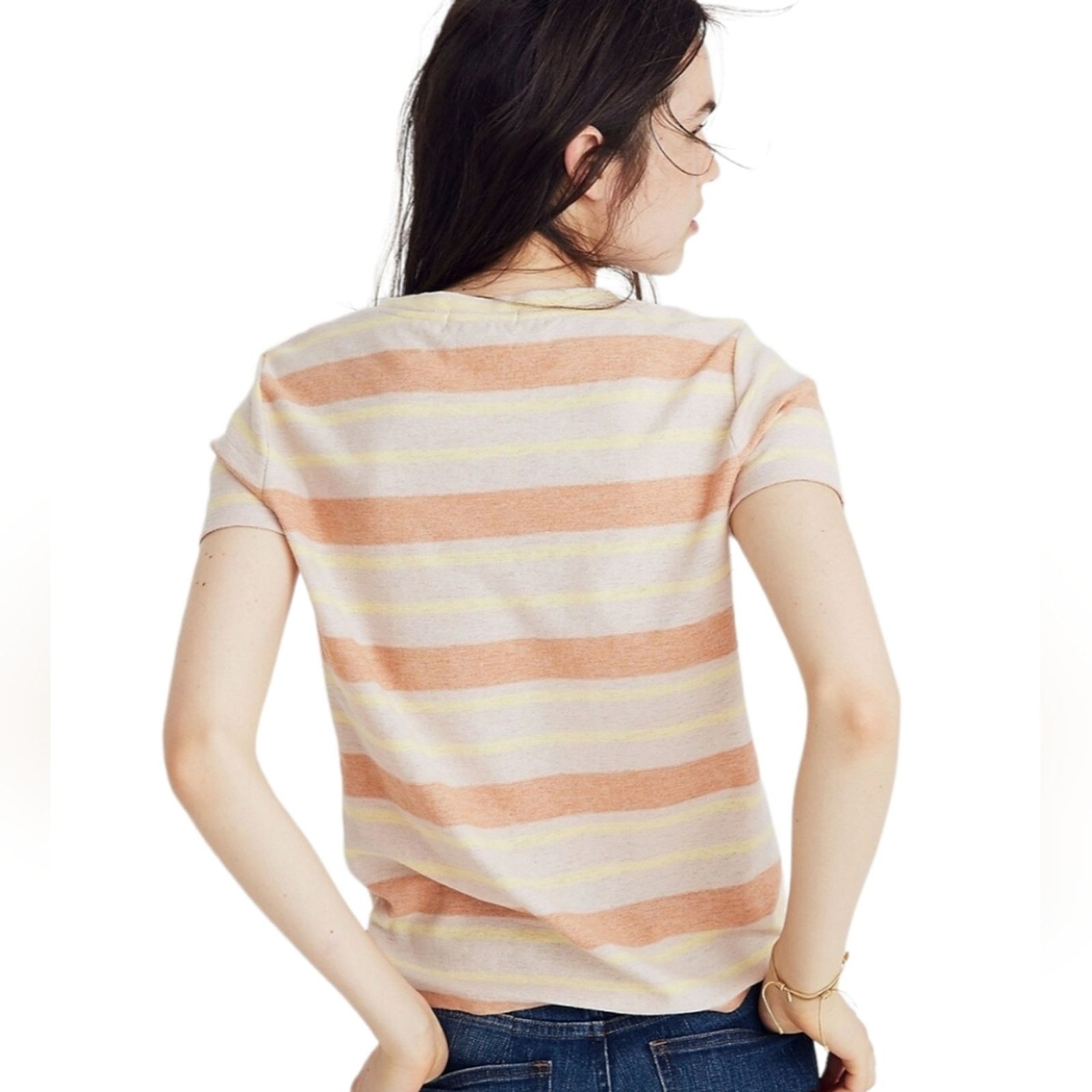 Madewell Madewell Alto Granda Stripe Scoopneck Tee Small Size S / US 4 / IT 40 - 3 Thumbnail