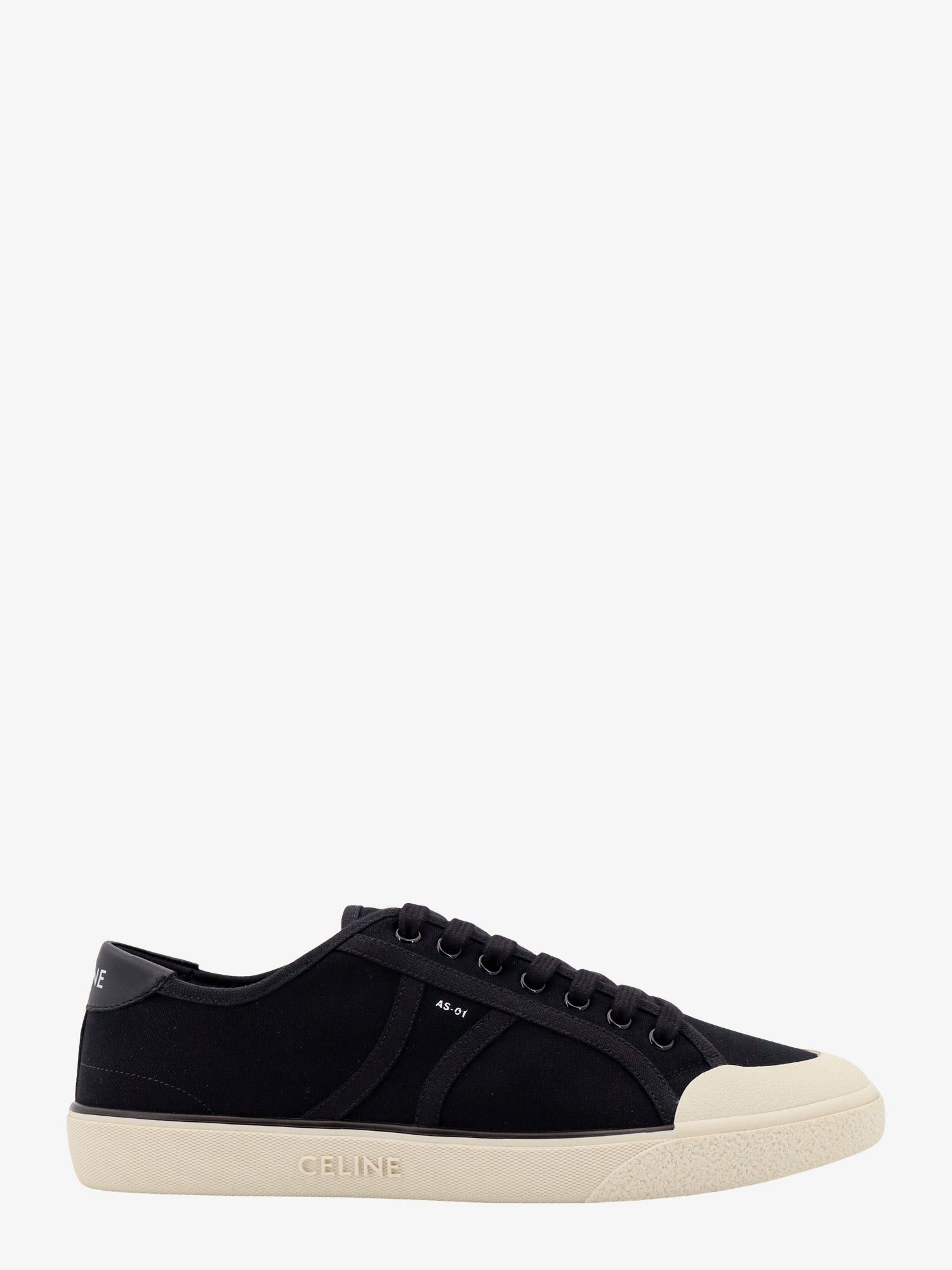 Celine o1bcso1str0925 356302293C As-01 Low-Top Sneakers in Black Size US 11 / EU 44 - 1 Thumbnail