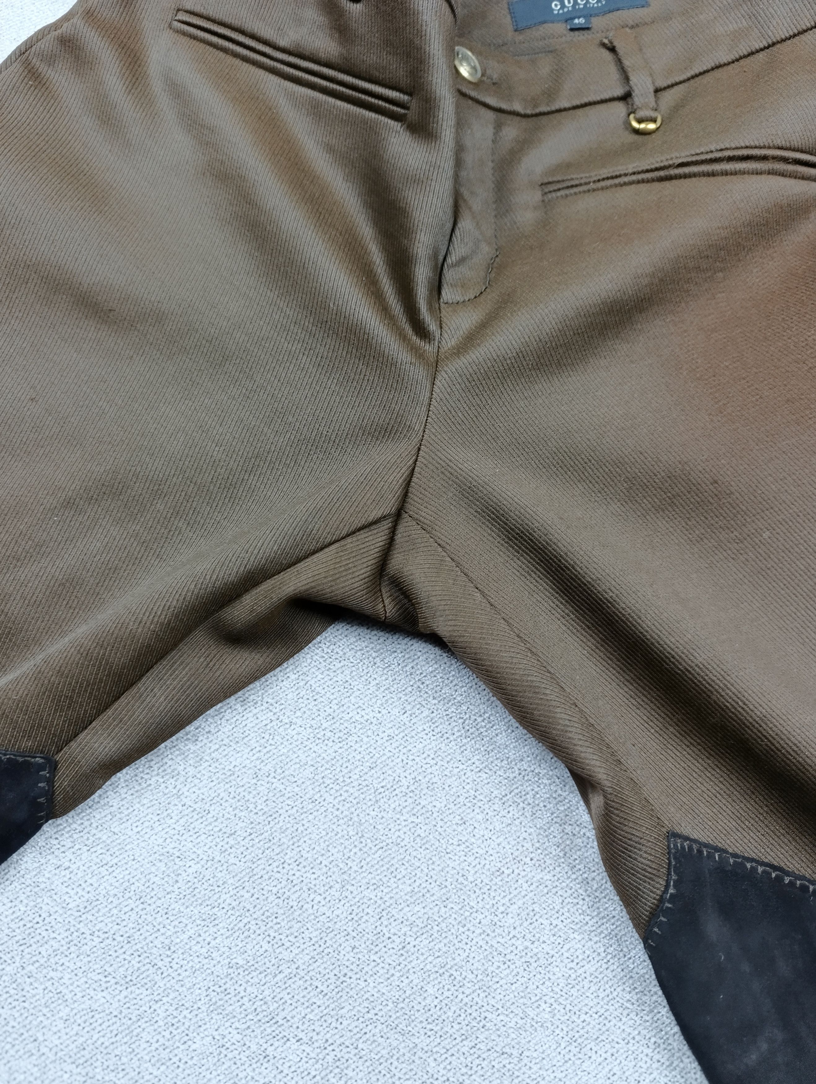 Gucci Gucci Brown Cotton Blend Gabardine Breeches Size 32" / US 10 / IT 46 - 9 Thumbnail