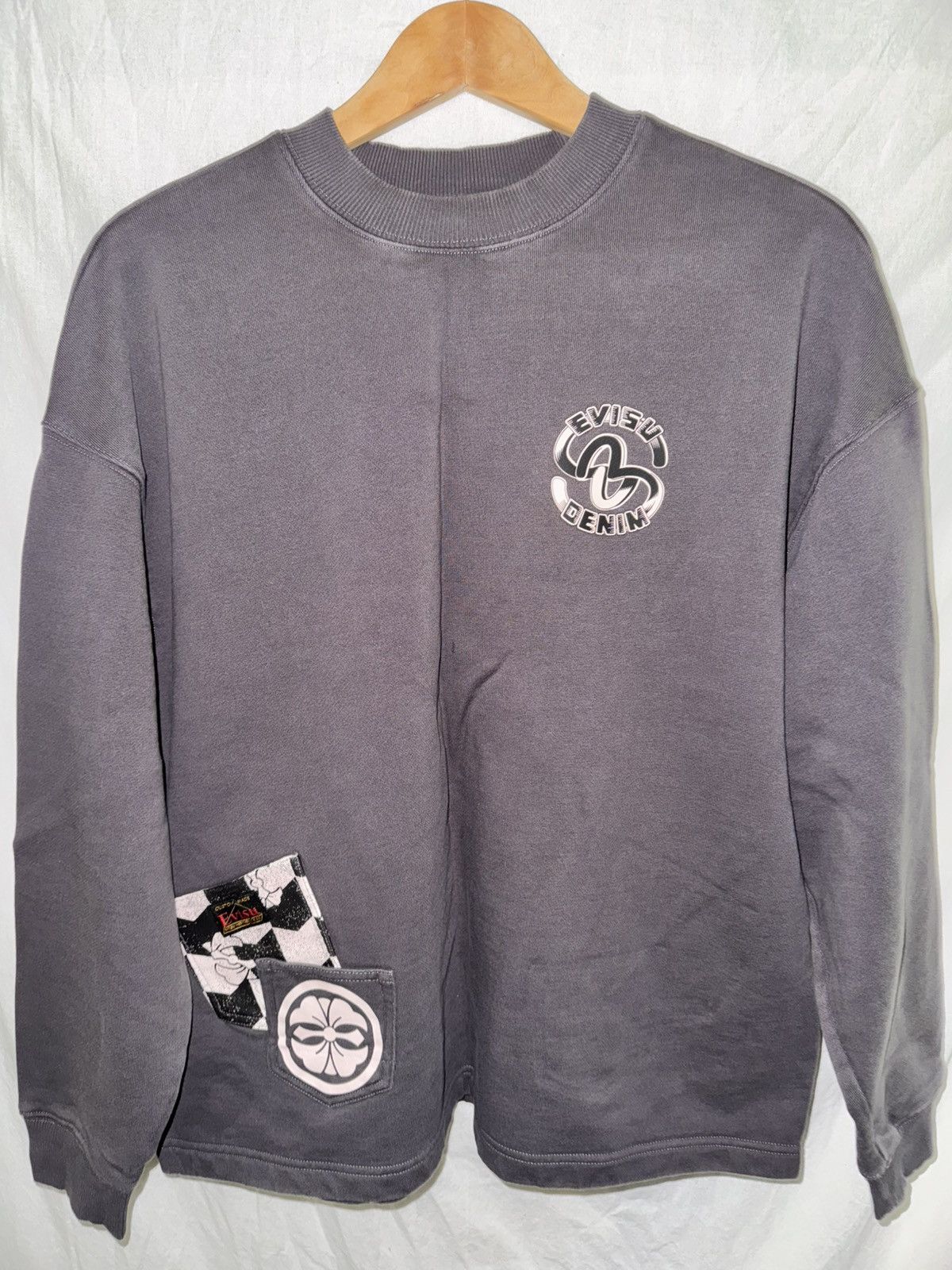 Evisu Evisu multi pocket loose fit sweatshirt Size US S / EU 44-46 / 1 - 1 Thumbnail