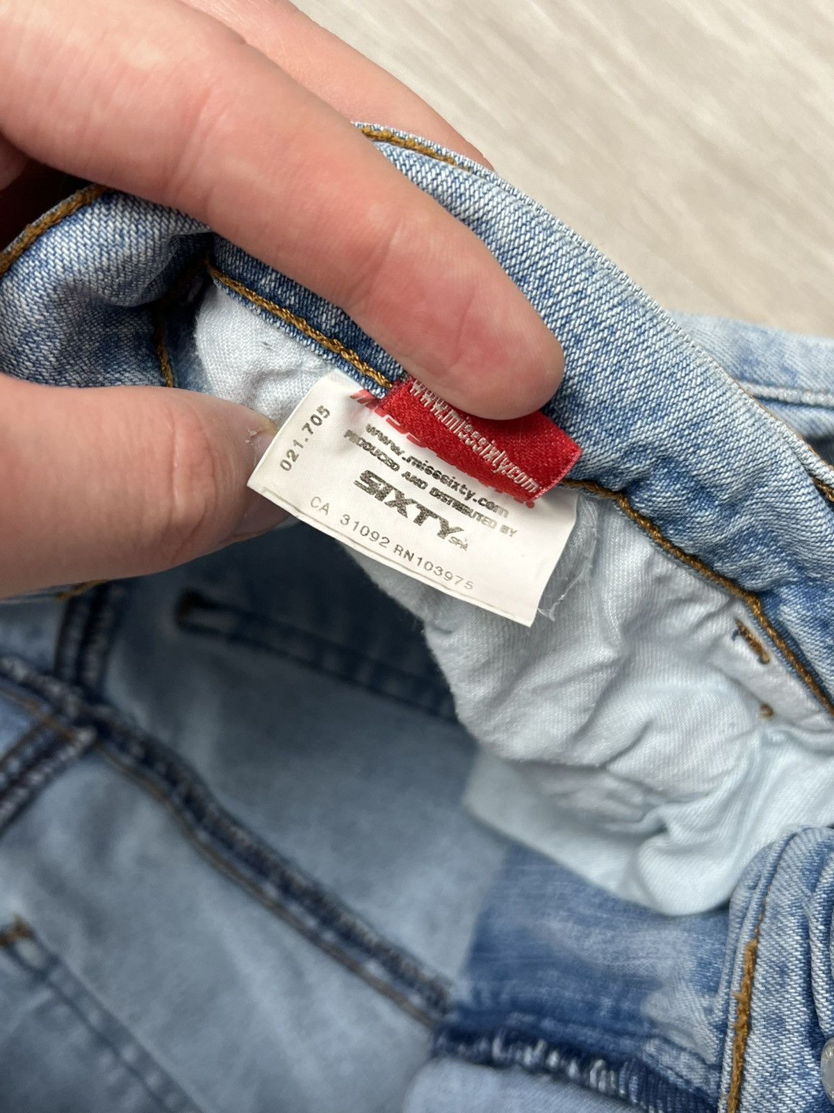 Miss Sixty Vintage Miss Sixty Tommy Flared Jeans Size 28" / US 6 / IT 42 - 7 Thumbnail