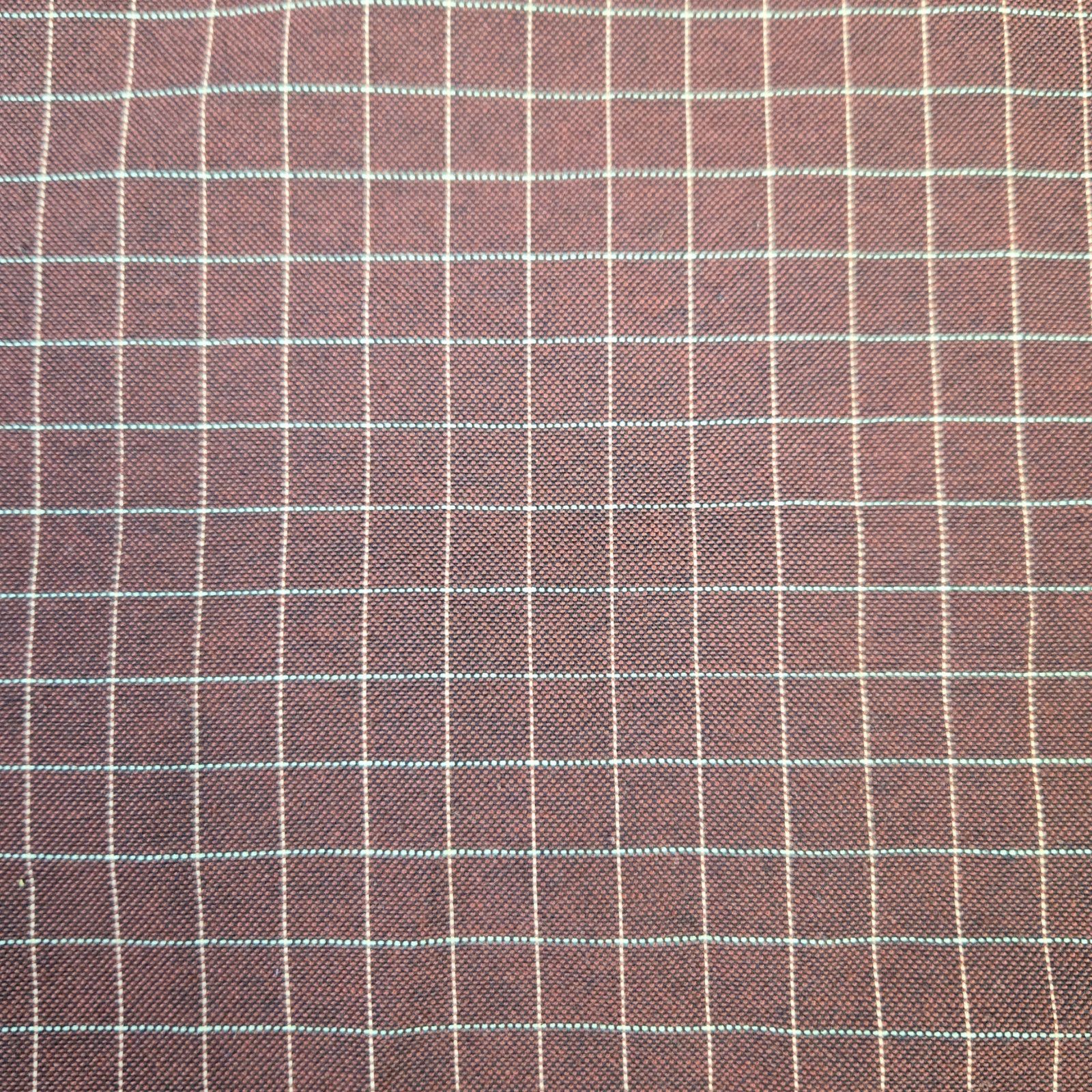 Vintage Vintage Dark Red Plaid Oxford Shirt Size 17 Size US L / EU 52-54 / 3 - 4 Thumbnail