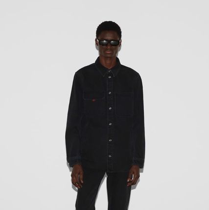 Gucci o1loc1c1125 789160 Denim Shirt With Gucci Embroidery Size US M / EU 48-50 / 2 - 2 Thumbnail