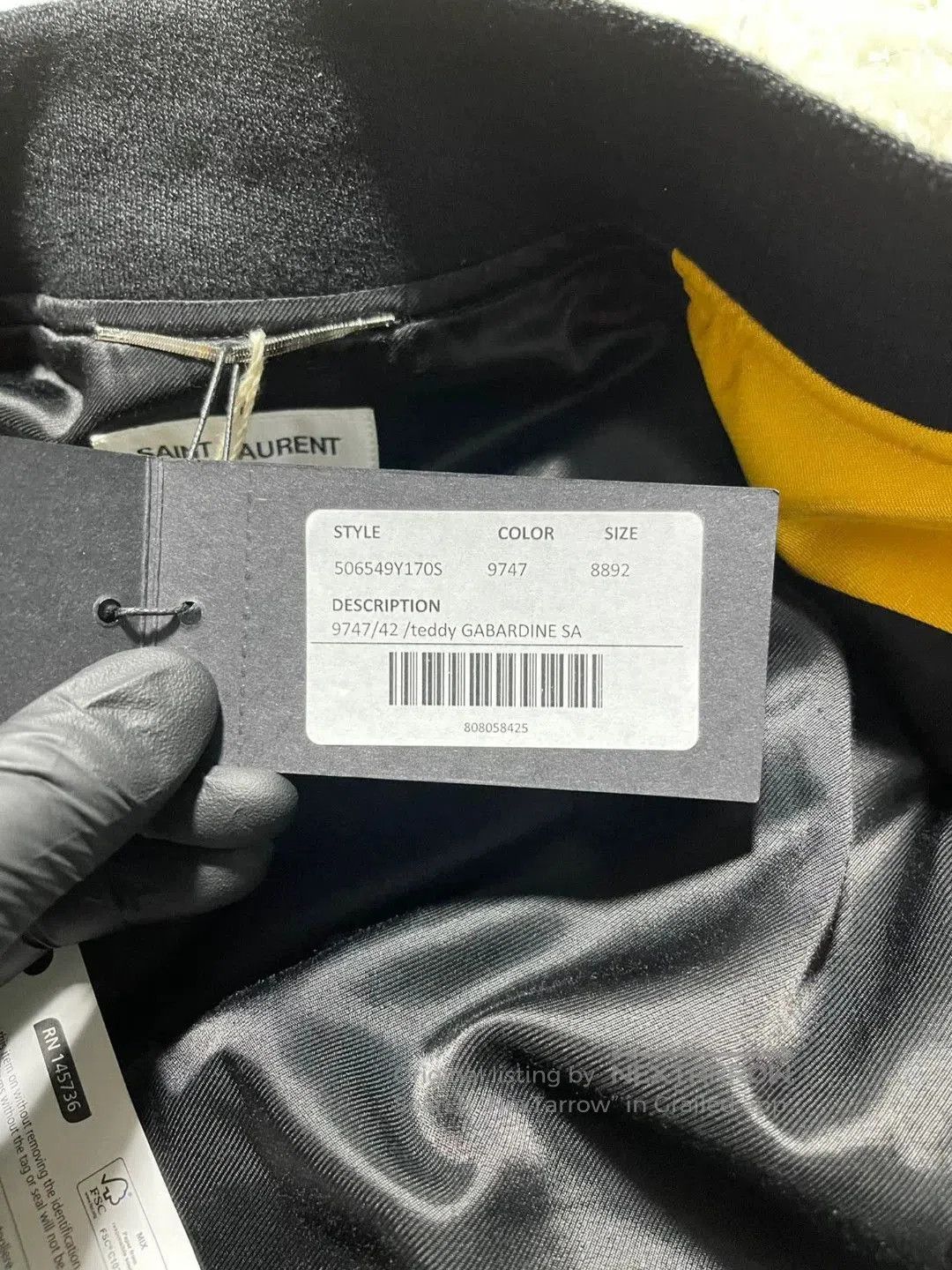 Yves Saint Laurent saint laurent gold bomber jacket. Size US M / EU 48-50 / 2 - 4 Thumbnail