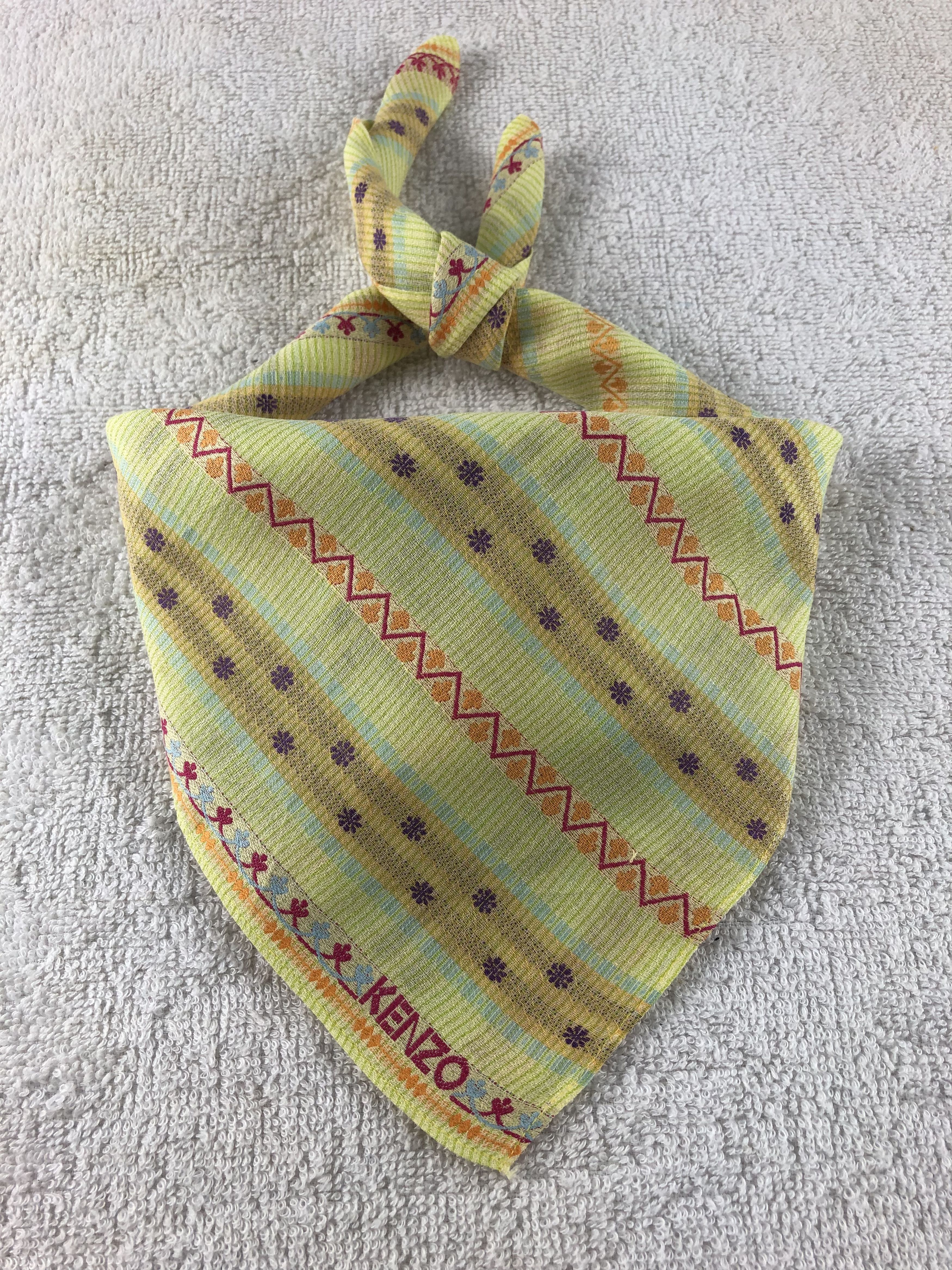 Kenzo × Vintage Kenzo Handkerchief / Bandana / Neckerchief Size ONE SIZE - 1 Thumbnail