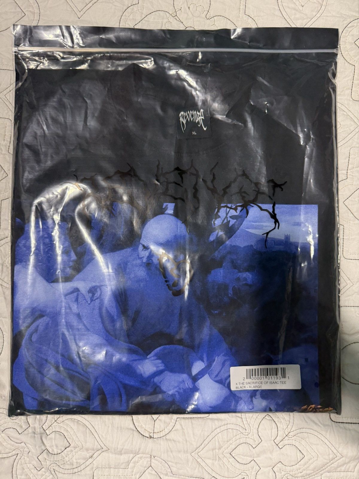 Revenge sacrifice of Isaac tee size Xl