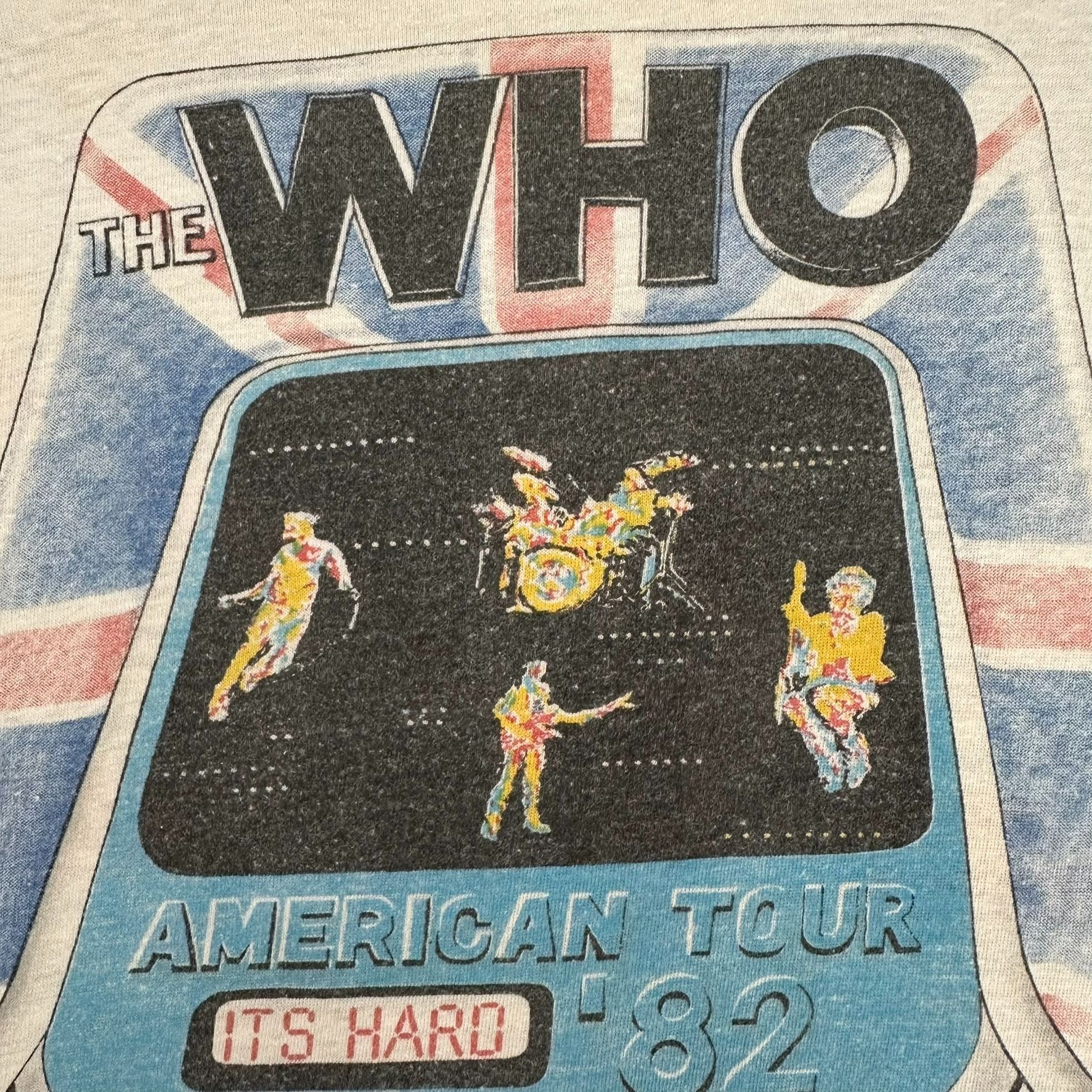Band Tees Vintage The Who Its Hard T-Shirt American Tour 1982 Band Tee Size US M / EU 48-50 / 2 - 8 Thumbnail