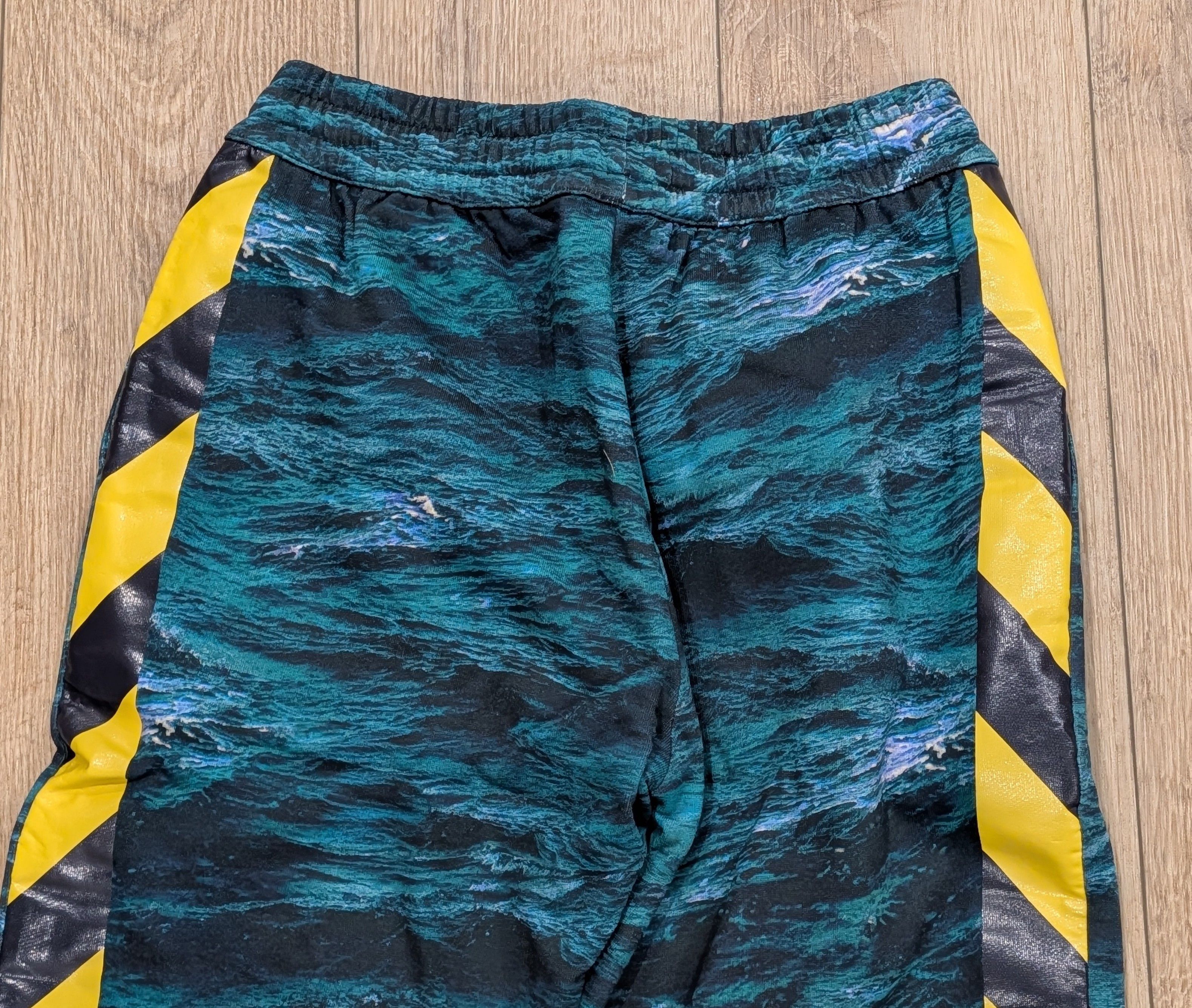 Burberry Burberry Sea Print Track Pants Deep Teal Small Size US 30 / EU 46 - 5 Thumbnail
